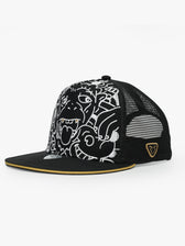 Snapback Cap - Art Collection - Doodle Monkey - Siyah