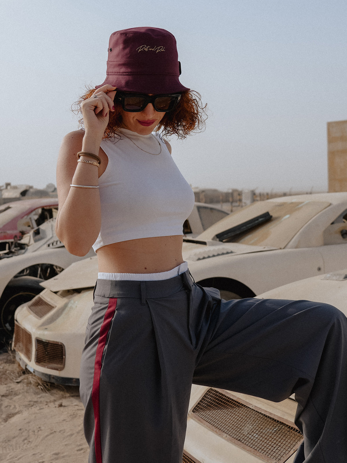 Bucket Hat - Timeless Collection - Basic - Bordo