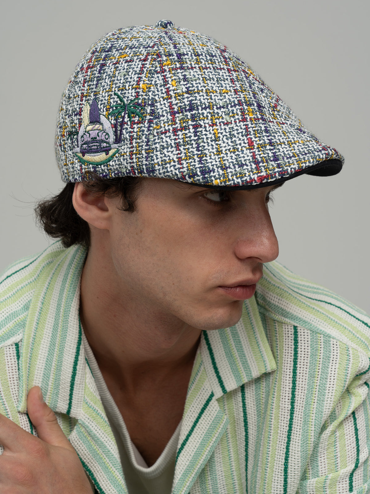 Casket Hat - City's Collection - Havana - Beyaz