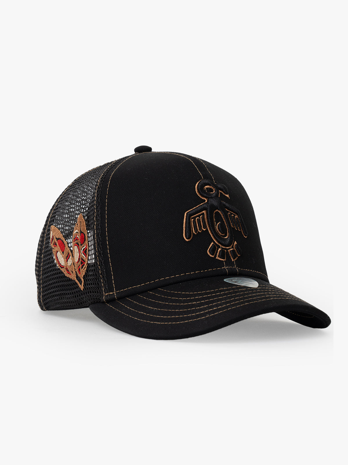 Baseball Cap - The Indians Collection - Red Indian - Siyah/Altın