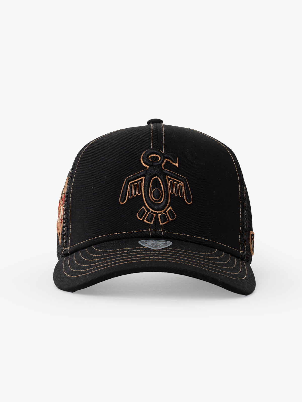 Baseball Cap - The Indians Collection - Red Indian - Siyah/Altın