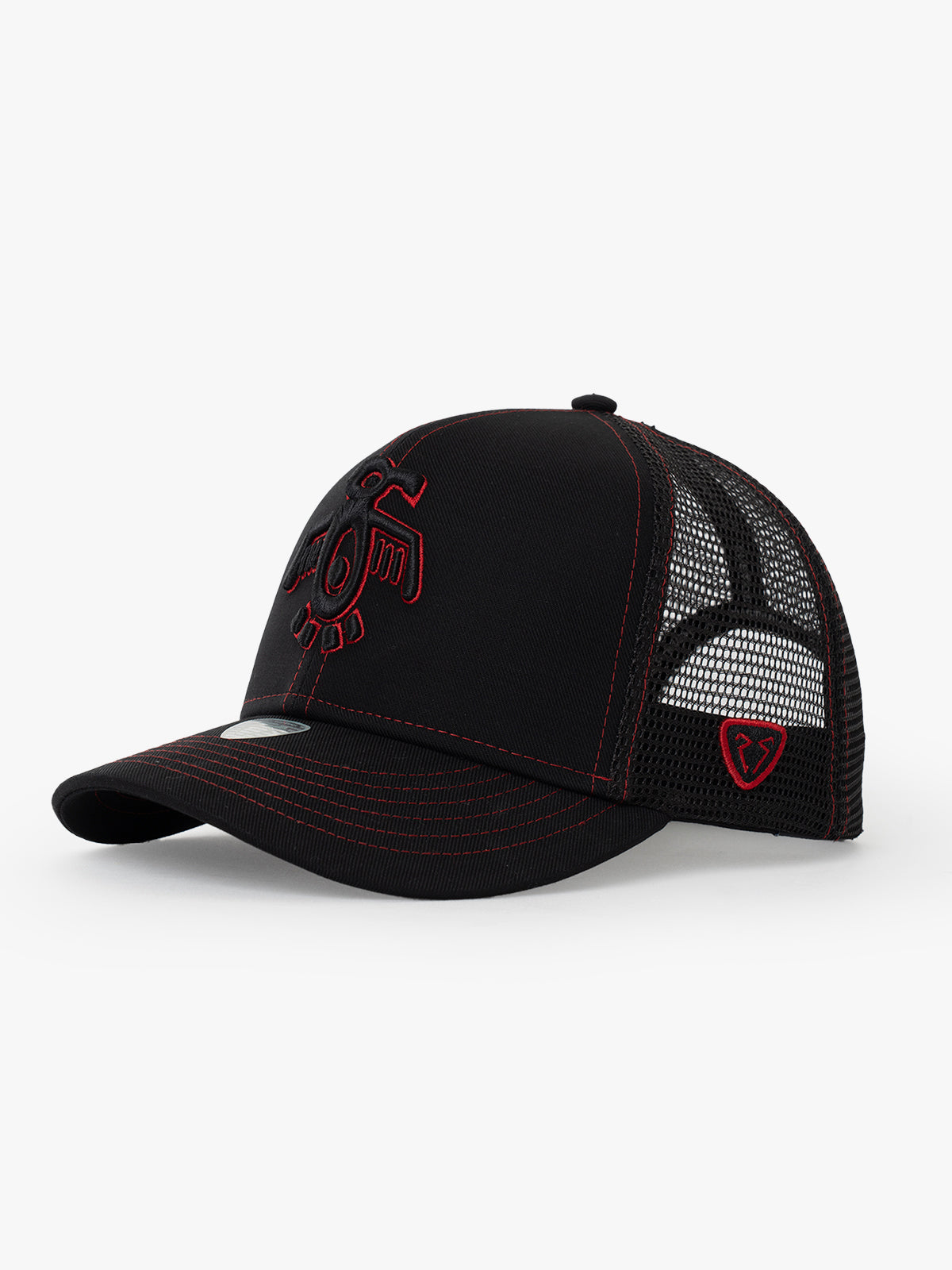 Baseball Cap - The Indians Collection - Red Indian - Siyah/Kırmızı