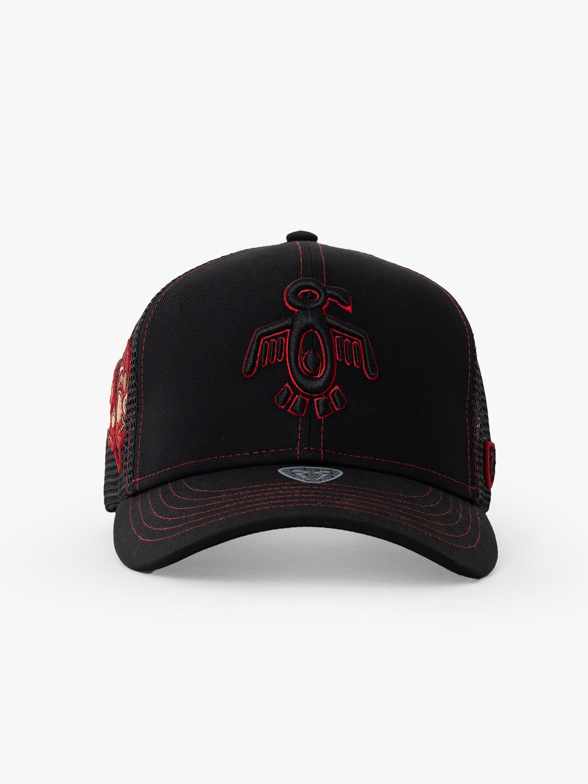 Baseball Cap - The Indians Collection - Red Indian - Siyah/Kırmızı