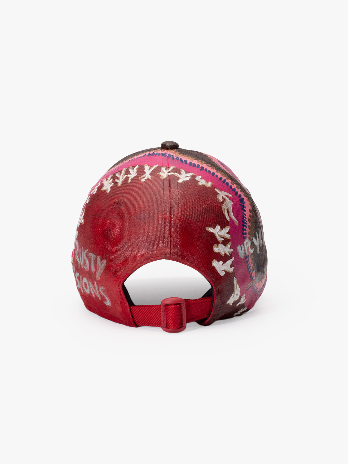 Baseball Cap - Art Collection - Upcycling - Bordo