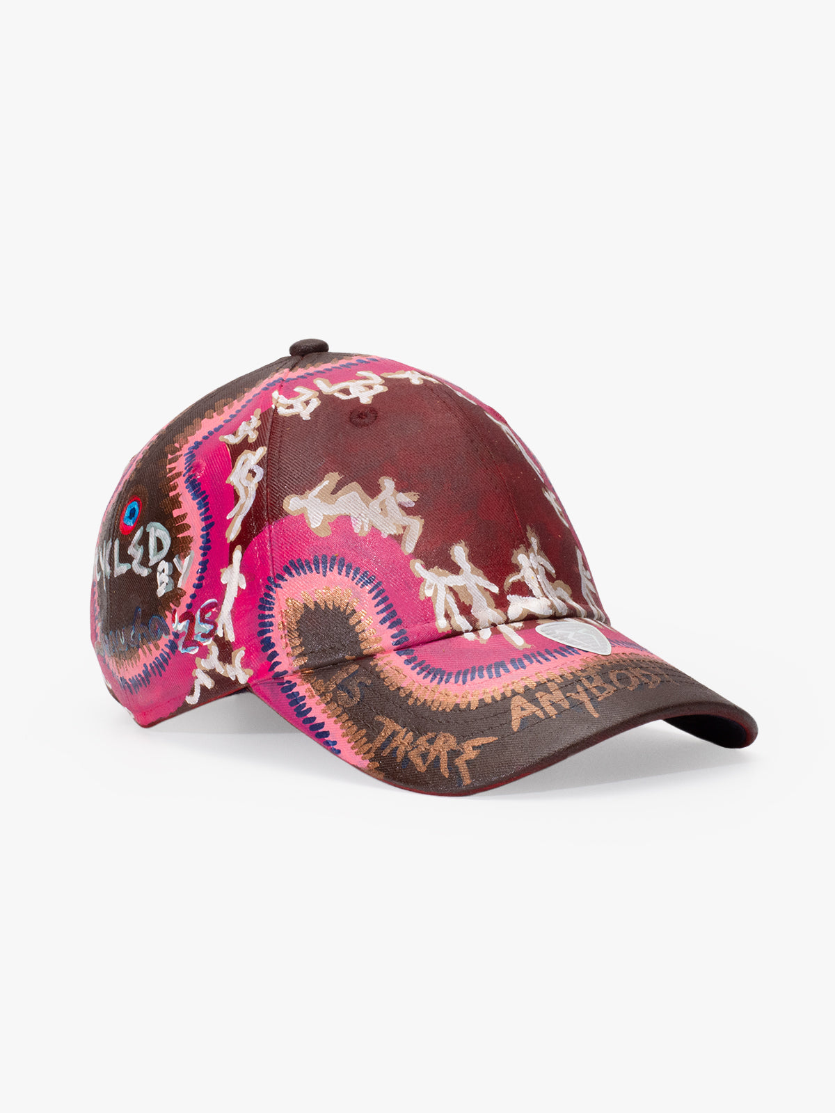 Baseball Cap - Art Collection - Upcycling - Bordo