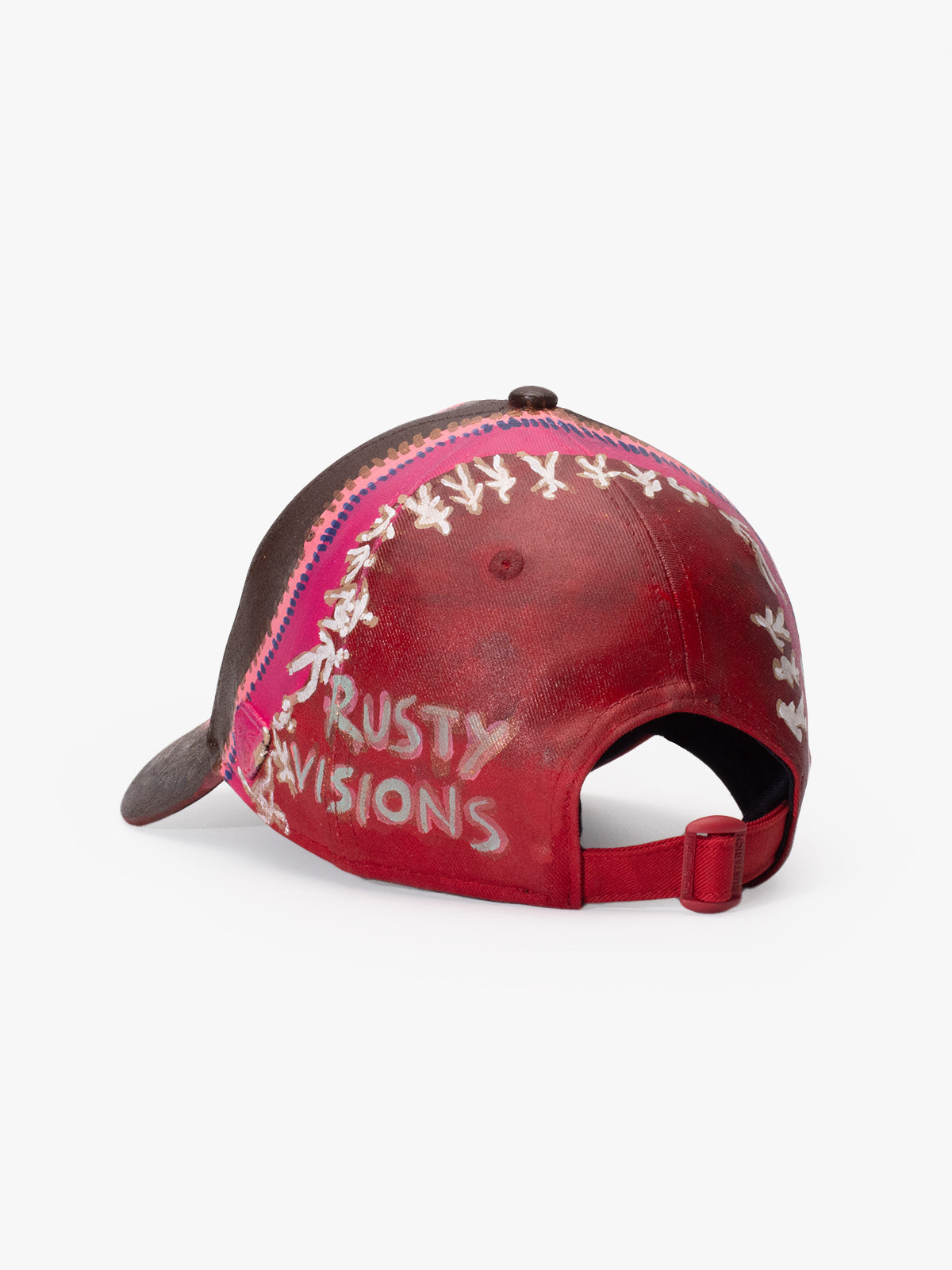 Baseball Cap - Art Collection - Upcycling - Bordo