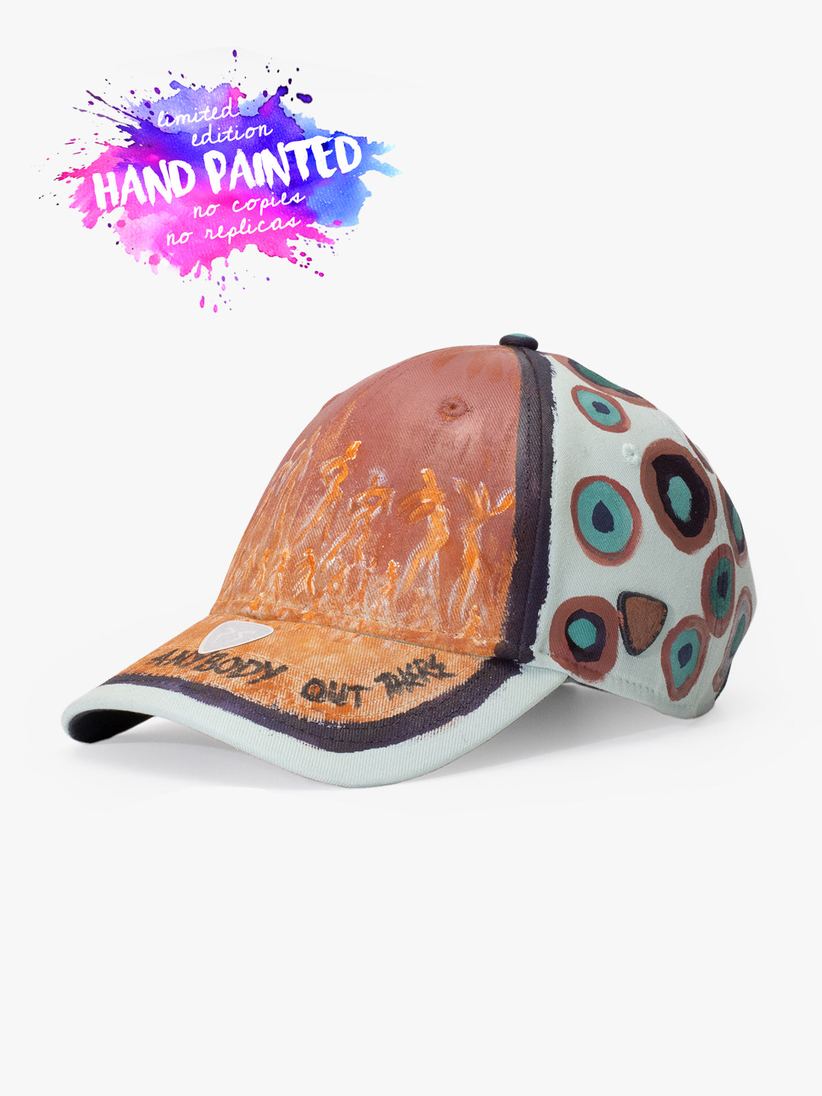 Baseball Cap - Art Collection - Upcycling - Mint Yeşili