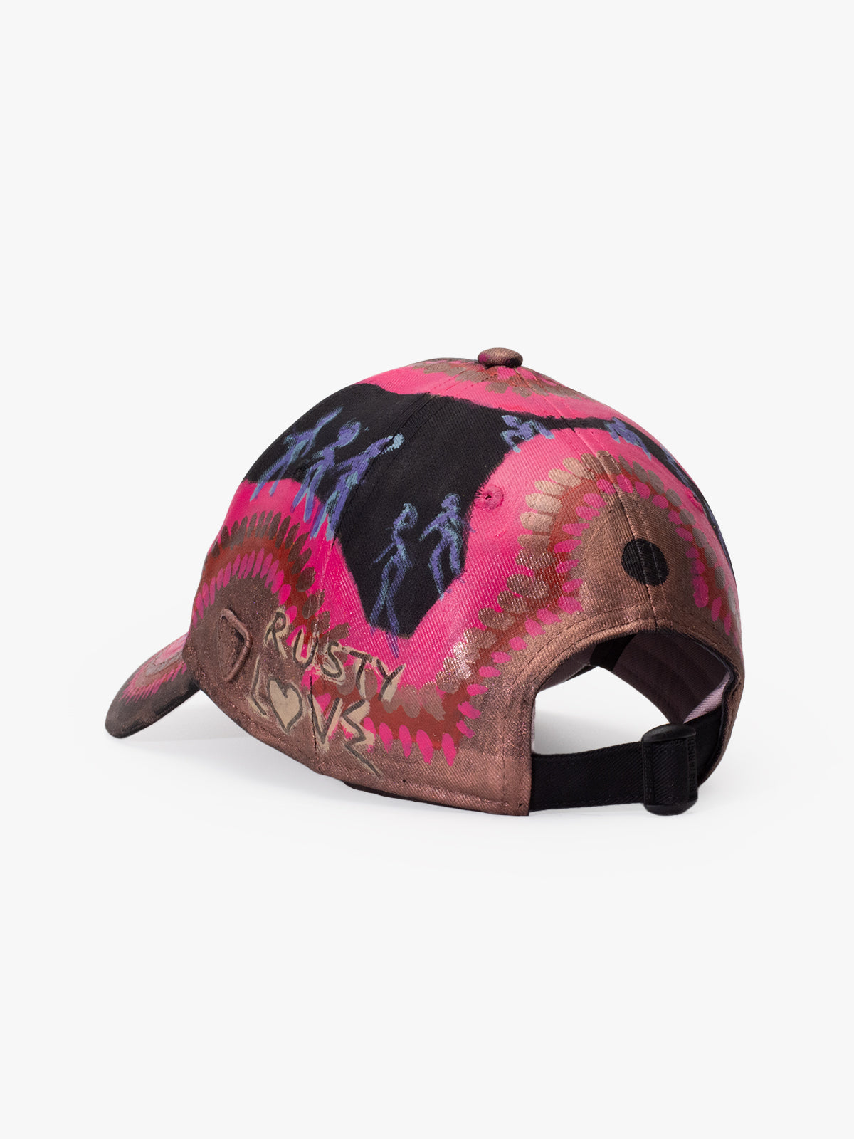 Baseball Cap - Art Collection - Upcycling - Bordo