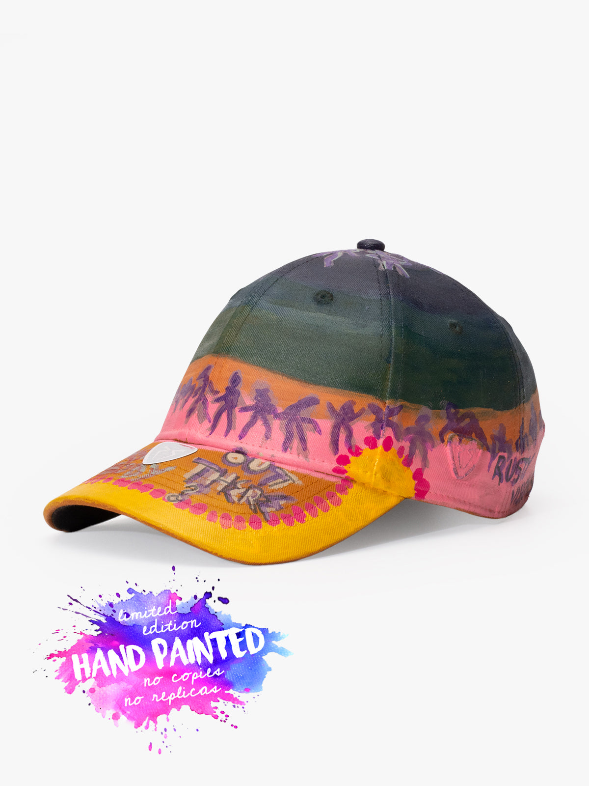 Baseball Cap - Art Collection - Upcycling - Sarı