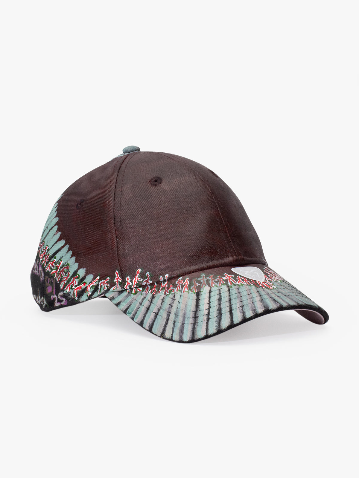 Baseball Cap - Art Collection - Upcycling - Kahverengi