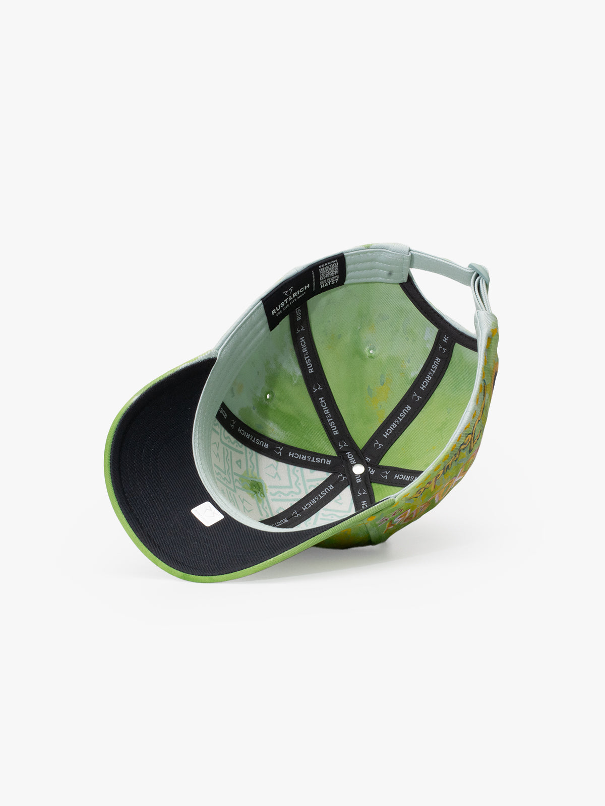 Baseball Cap - Art Collection - Upcycling - Yeşil