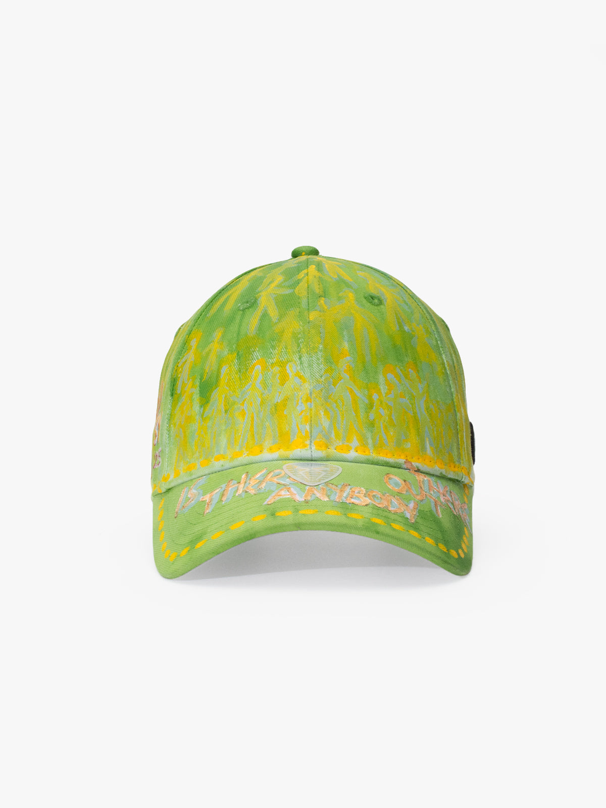 Baseball Cap - Art Collection - Upcycling - Yeşil