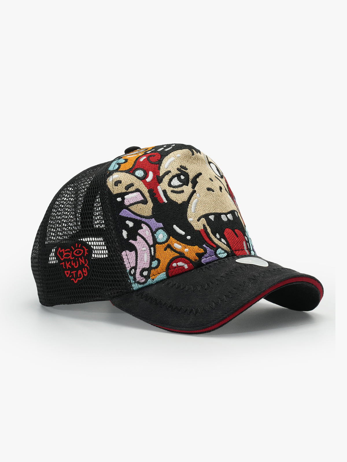 Trucker Hat - Art Collection - Doodle - Siyah
