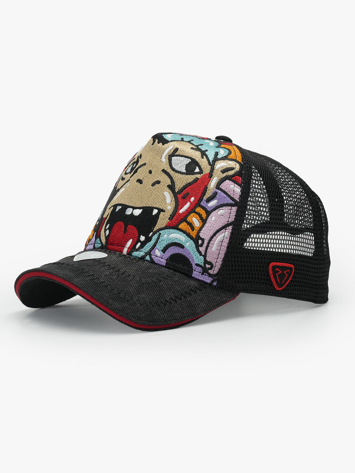 Trucker Hat - Art Collection - Doodle - Siyah
