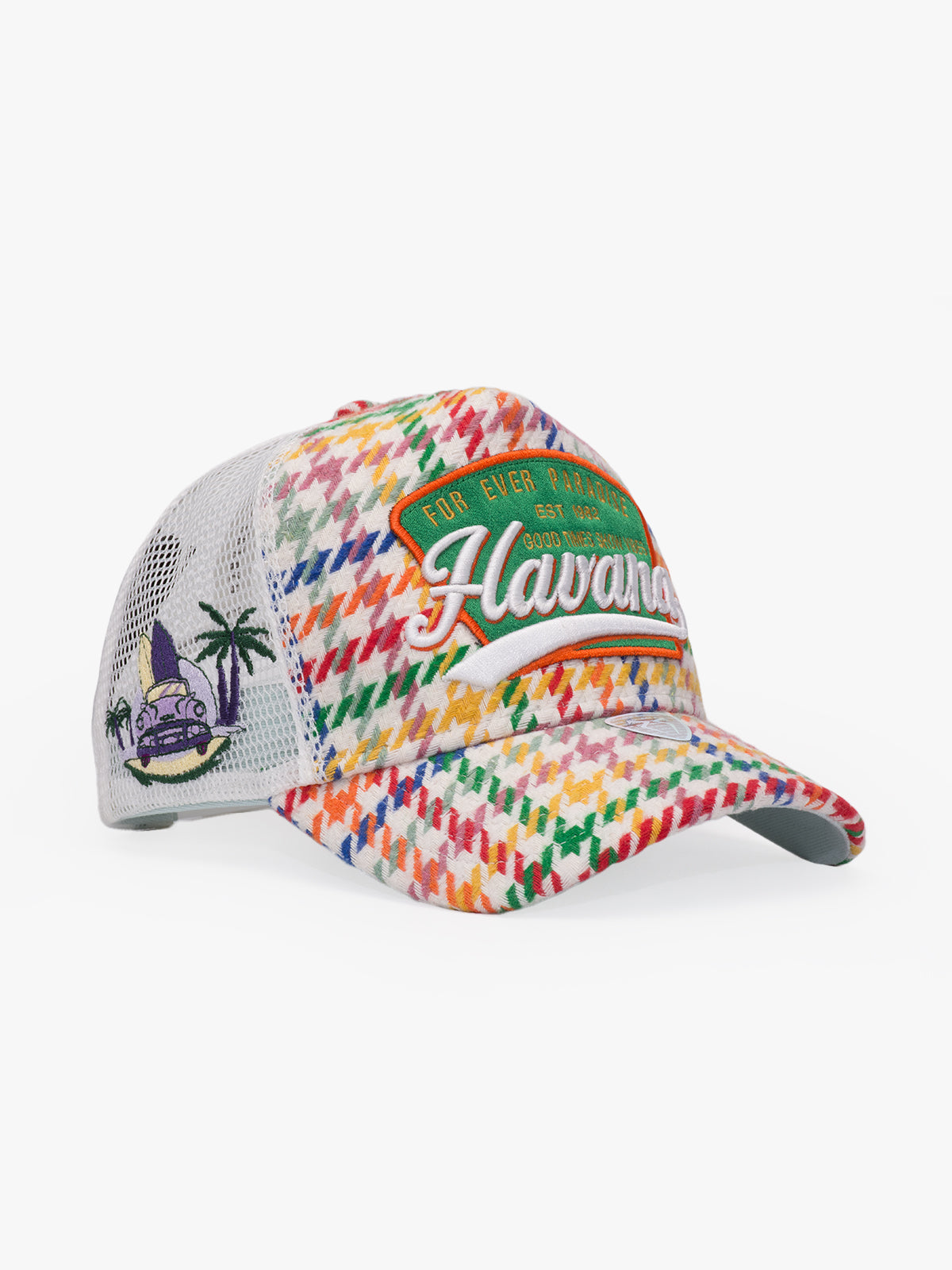 Trucker Hat - City's Collection - Havana - Beyaz - Yeşil