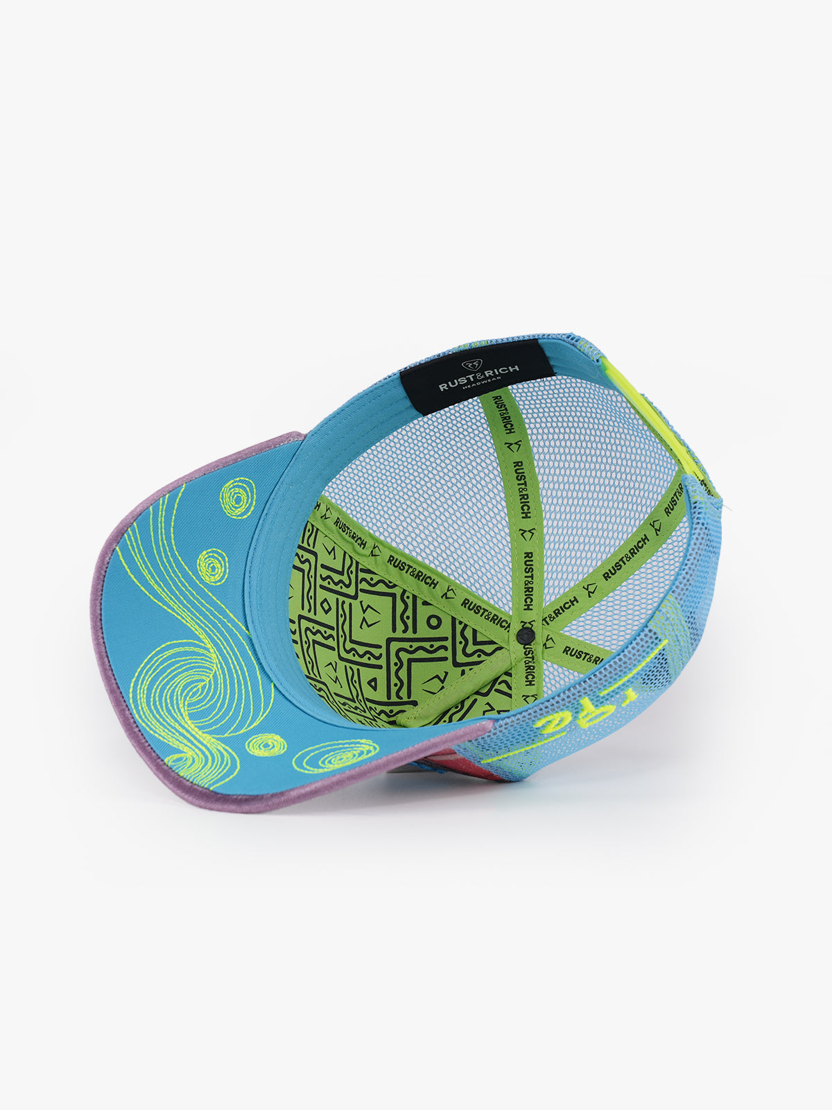 Trucker Hat - Art Collection - Frida - Pembe/Mavi