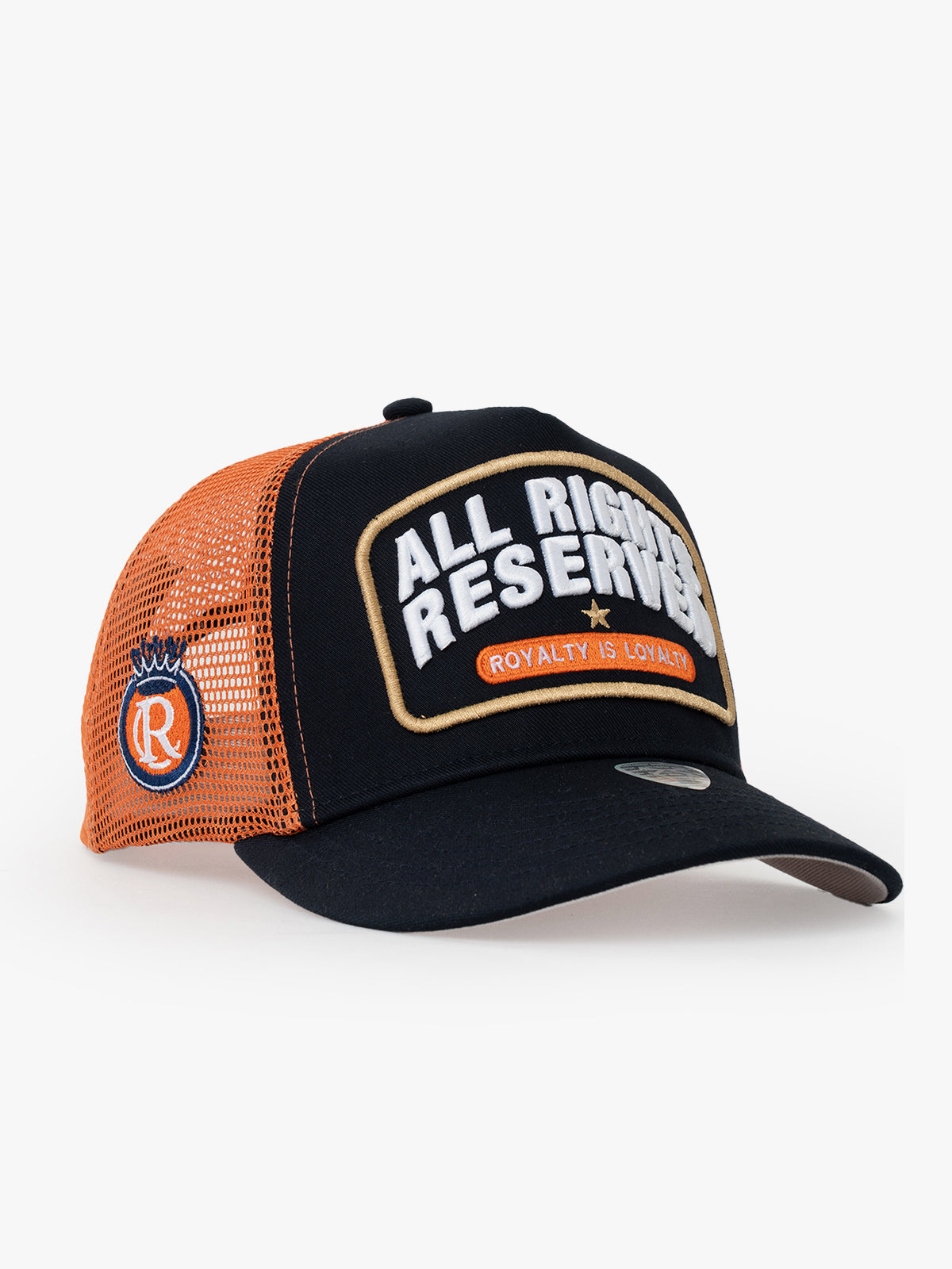 Trucker Hat - Curved Visor - Urban Collection - All Rights Reserved - Lacivert