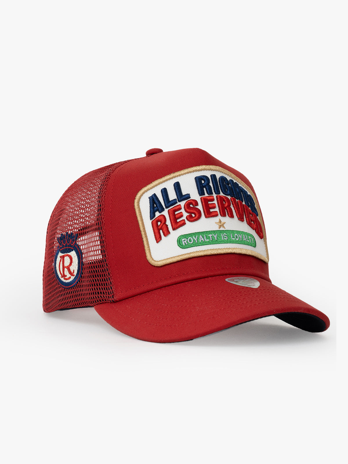 Trucker Hat - Curved Visor - Urban Collection - All Rights Reserved - Kırmızı