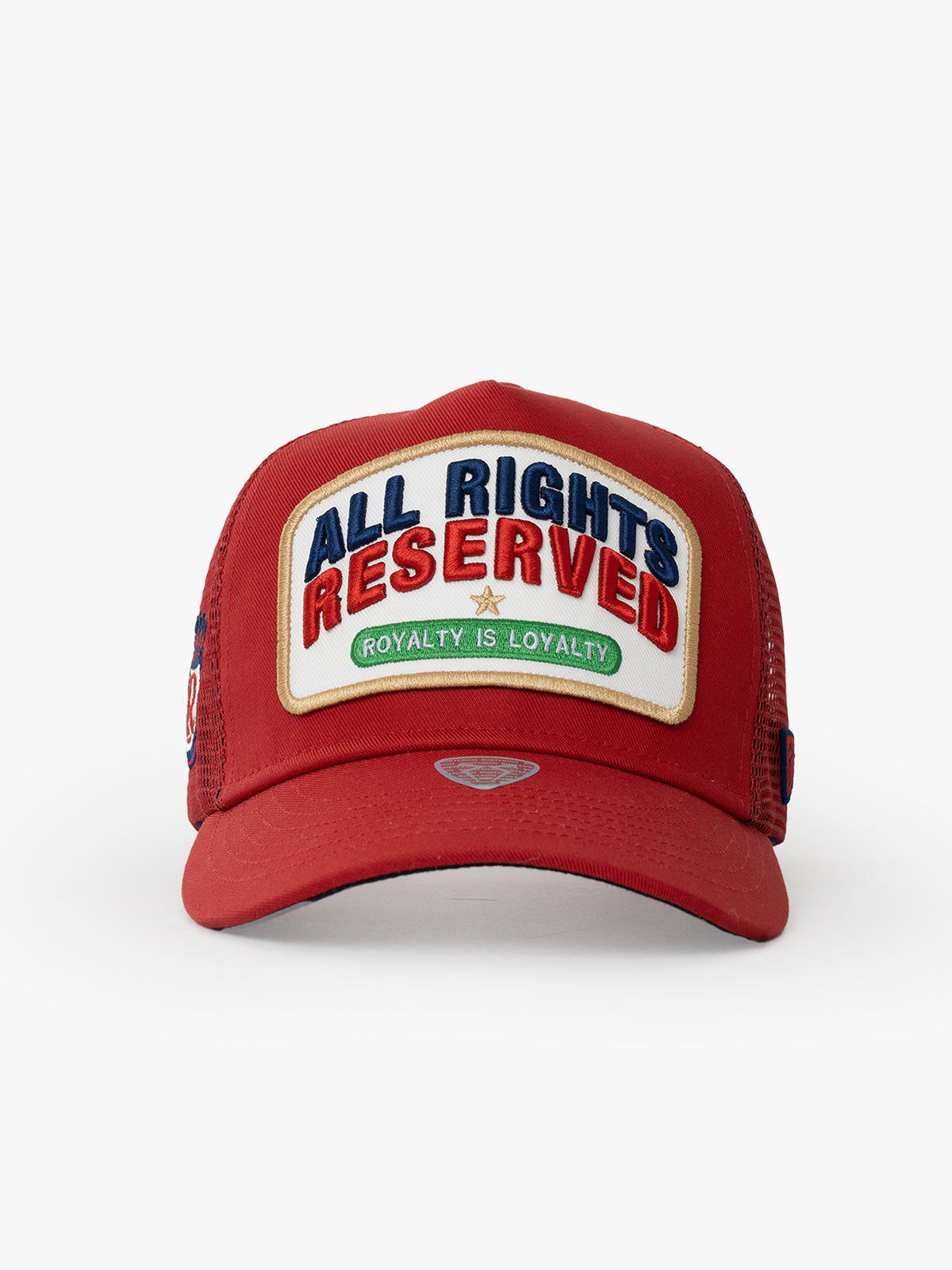 Trucker Hat - Curved Visor - Urban Collection - All Rights Reserved - Kırmızı
