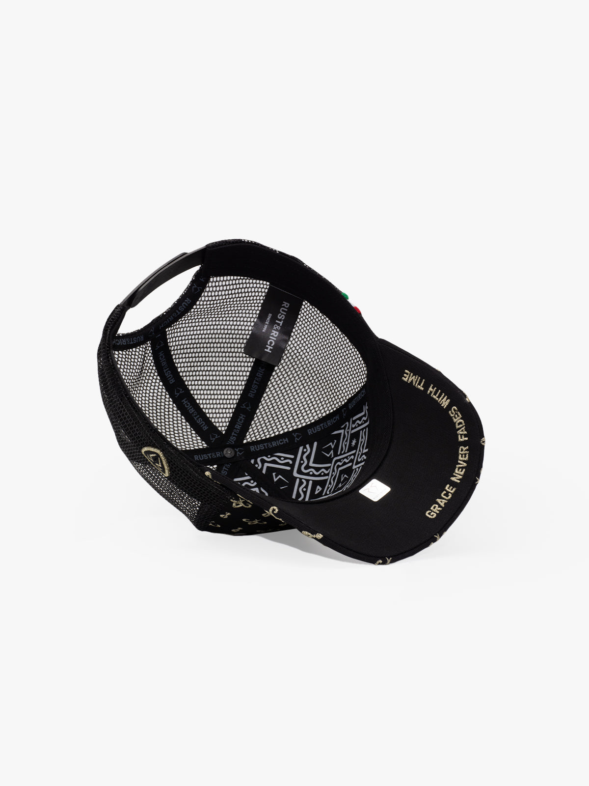 Trucker Hat - Premium Collection - Regalia - Siyah - Gold