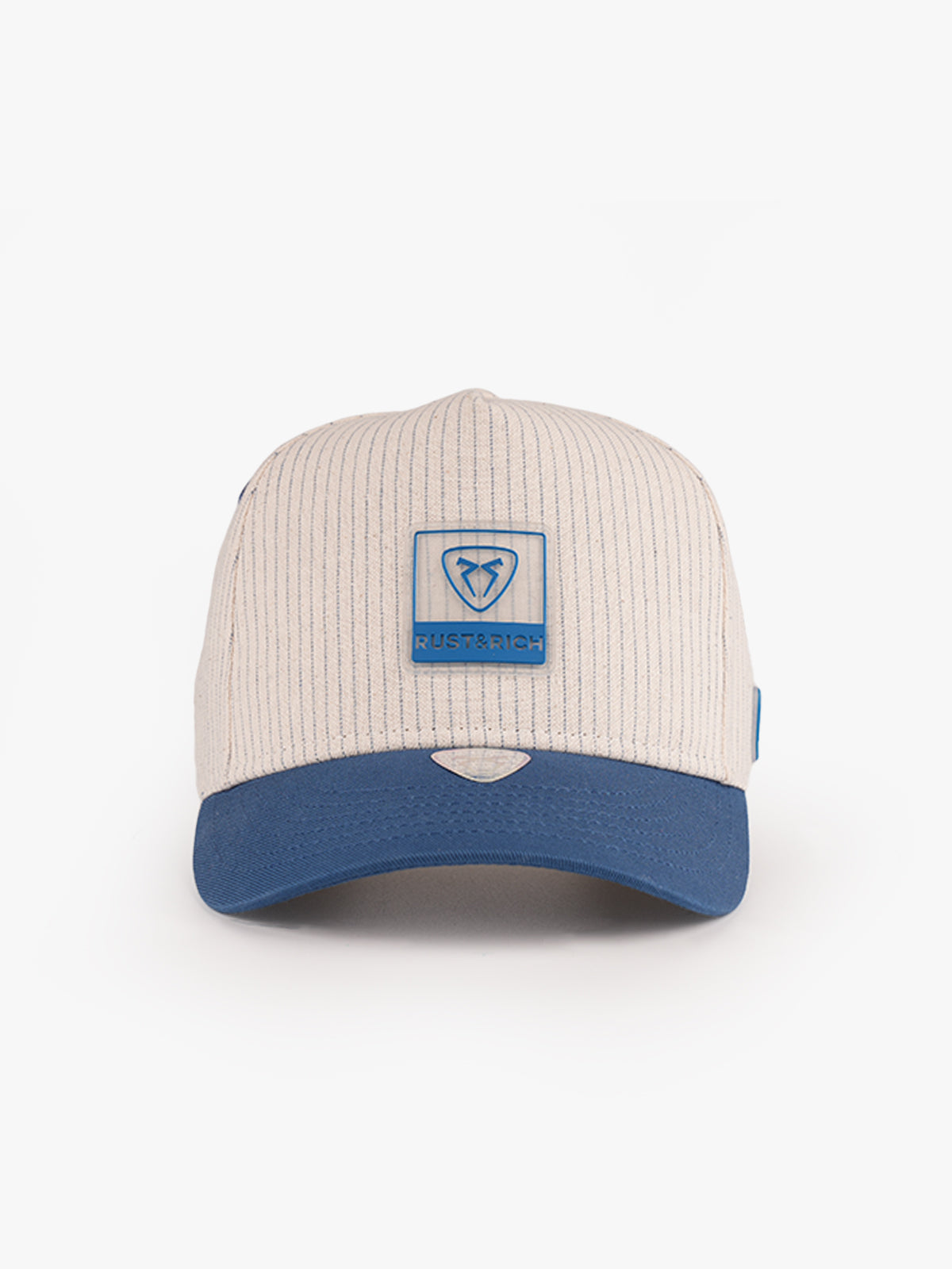 Trucker Hat - Curved Visor - Urban Collection - Contrast - Bej/Mavi