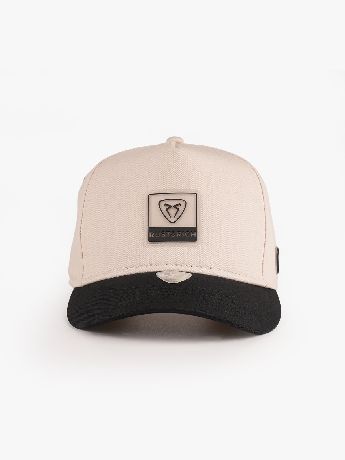 Trucker Hat - Curved Visor - Urban Collection - Contrast - Bej/Siyah