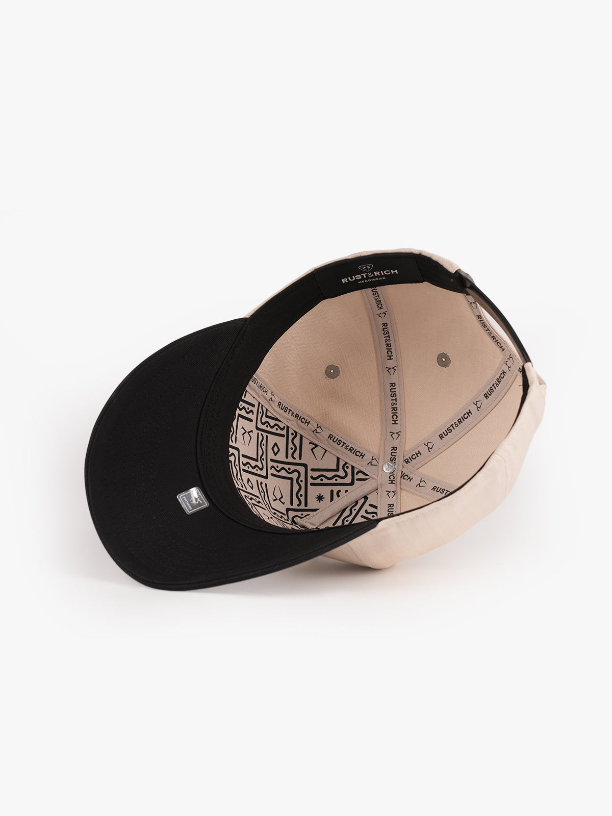 Trucker Hat - Curved Visor - Urban Collection - Contrast - Bej/Siyah
