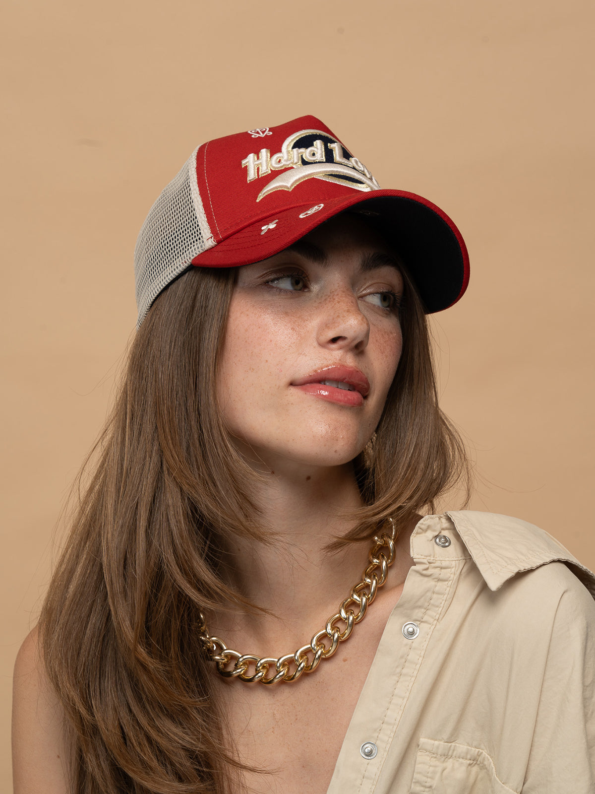 Trucker Hat - Urban Collection - Hard Love - Kırmızı
