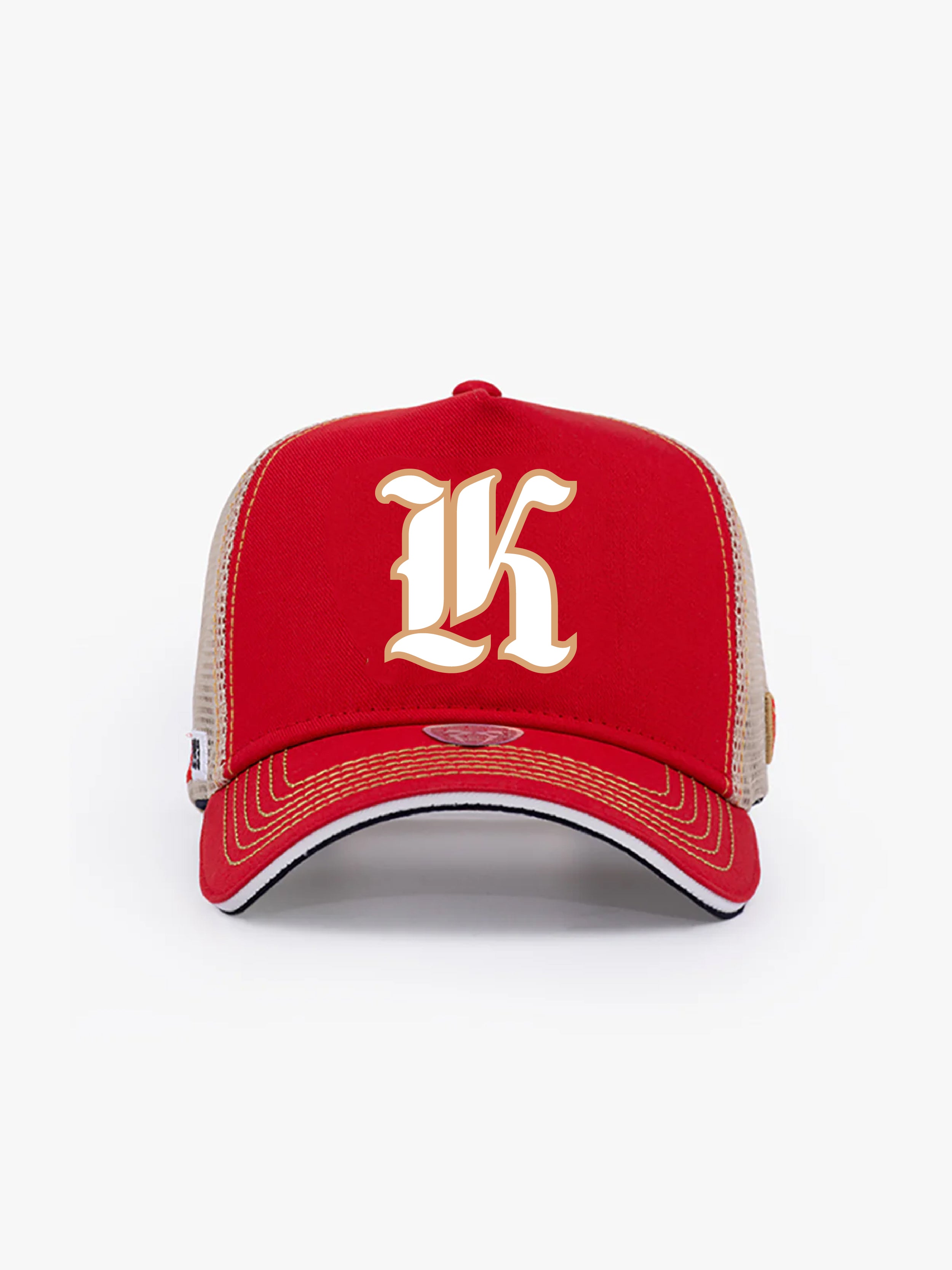 Trucker Hat - Name Collection - Custom Made - Kırmızı