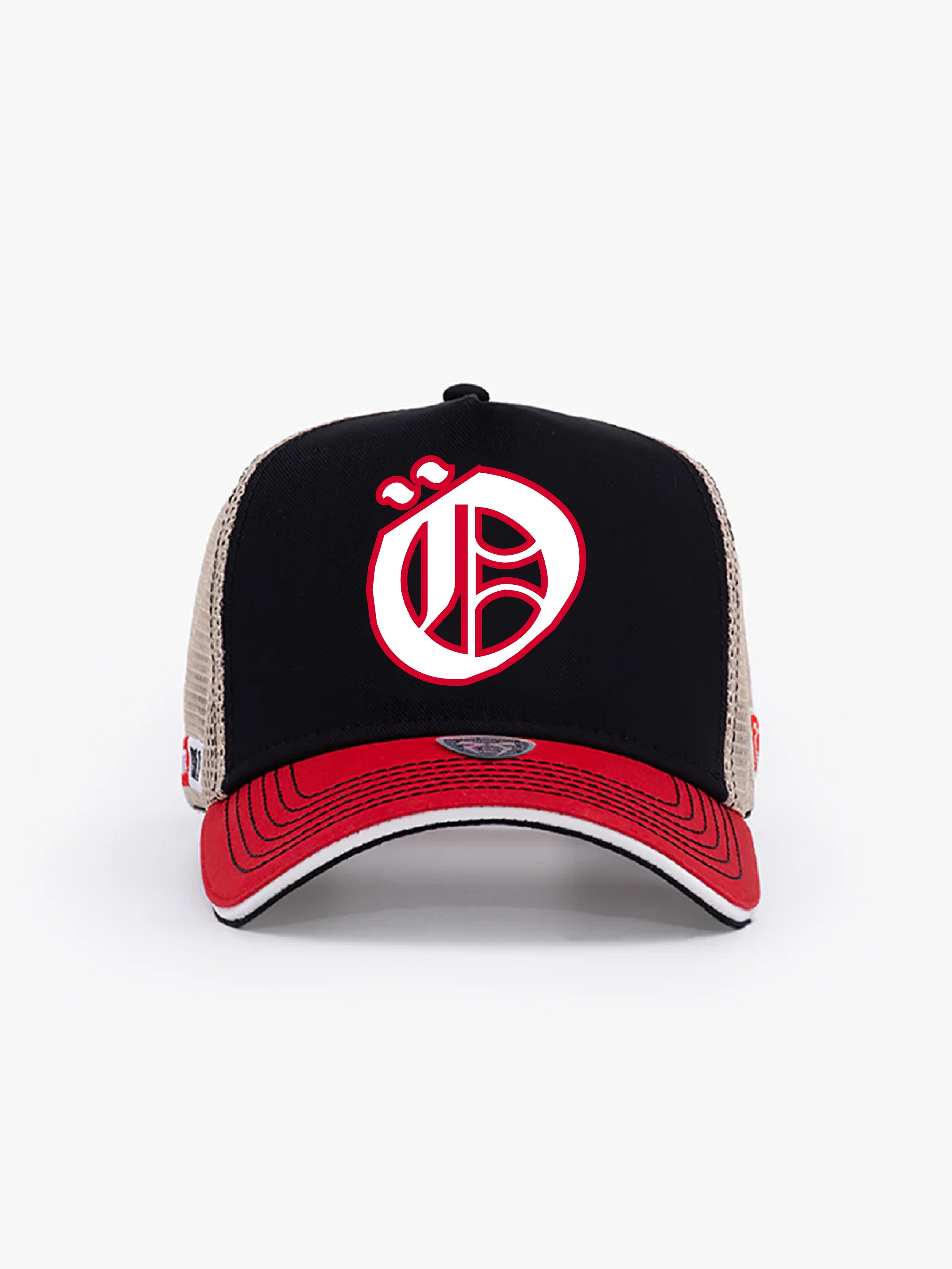 Trucker Hat - Name Collection - Custom Made - Siyah/Kırmızı