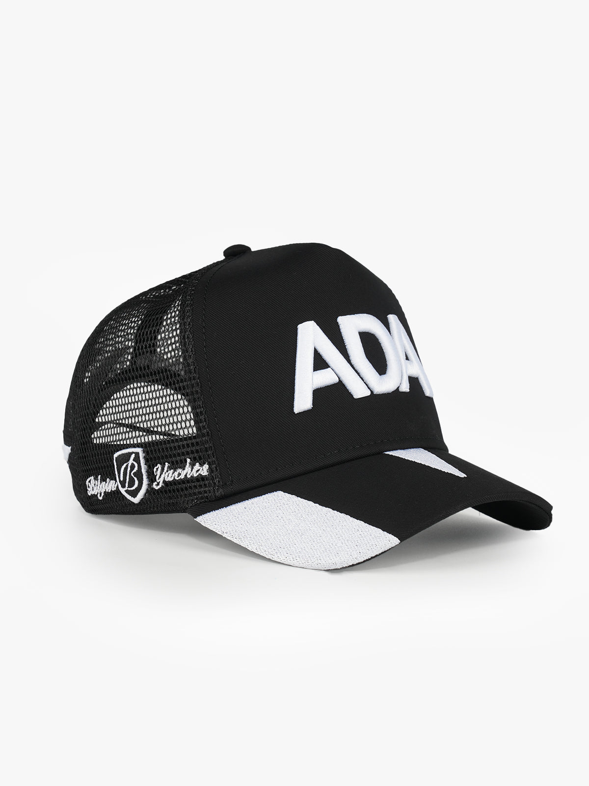 Trucker Hat - City's Collection - Bilgin Yachts Ada - Siyah/Beyaz