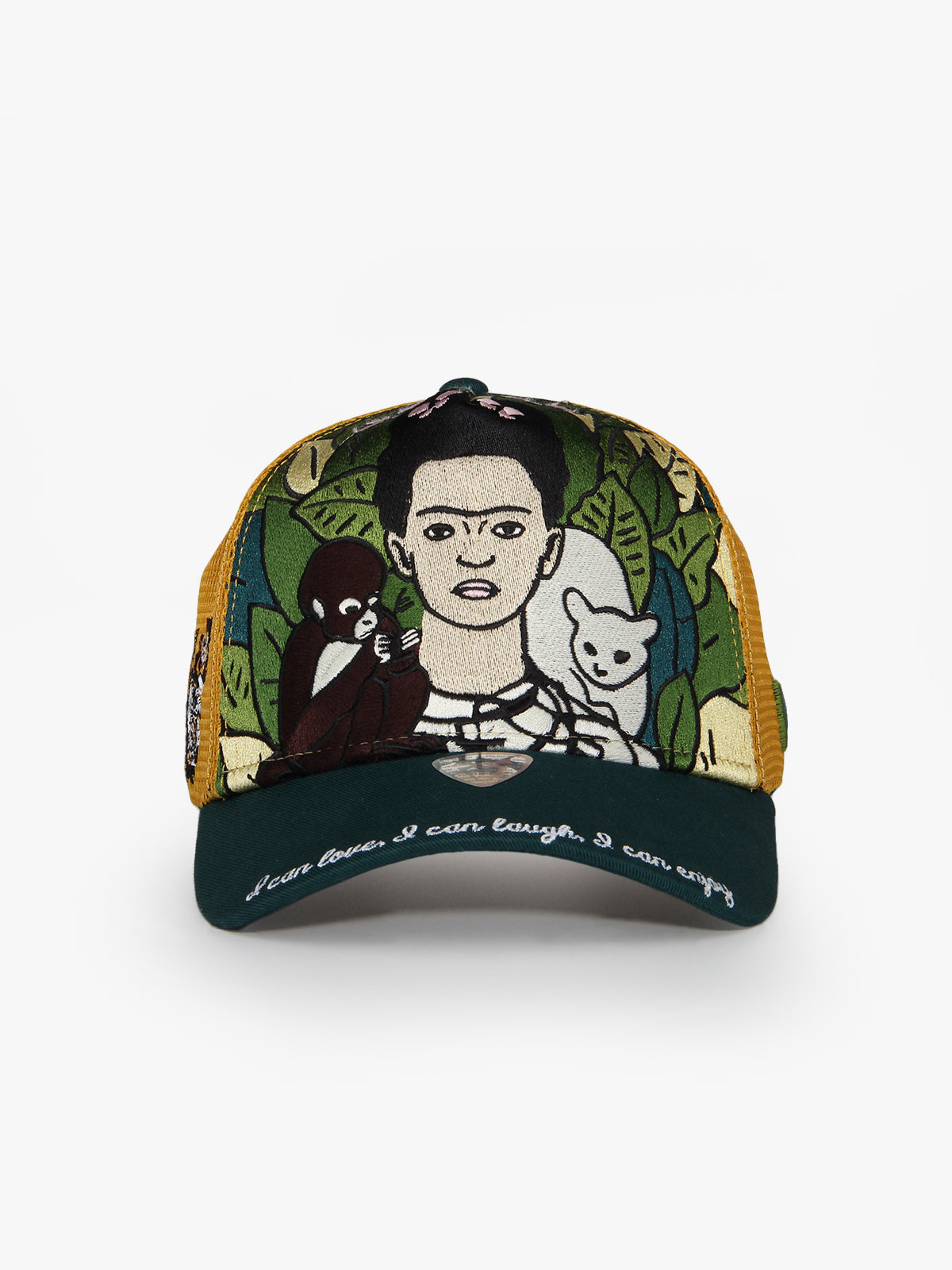 Trucker Hat - Art Collection - Frida - Yeşil