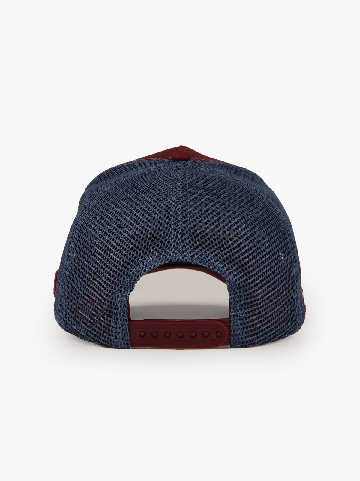Trucker Hat - Name Collection - Custom Made Three Letters - Bordo/Mavi