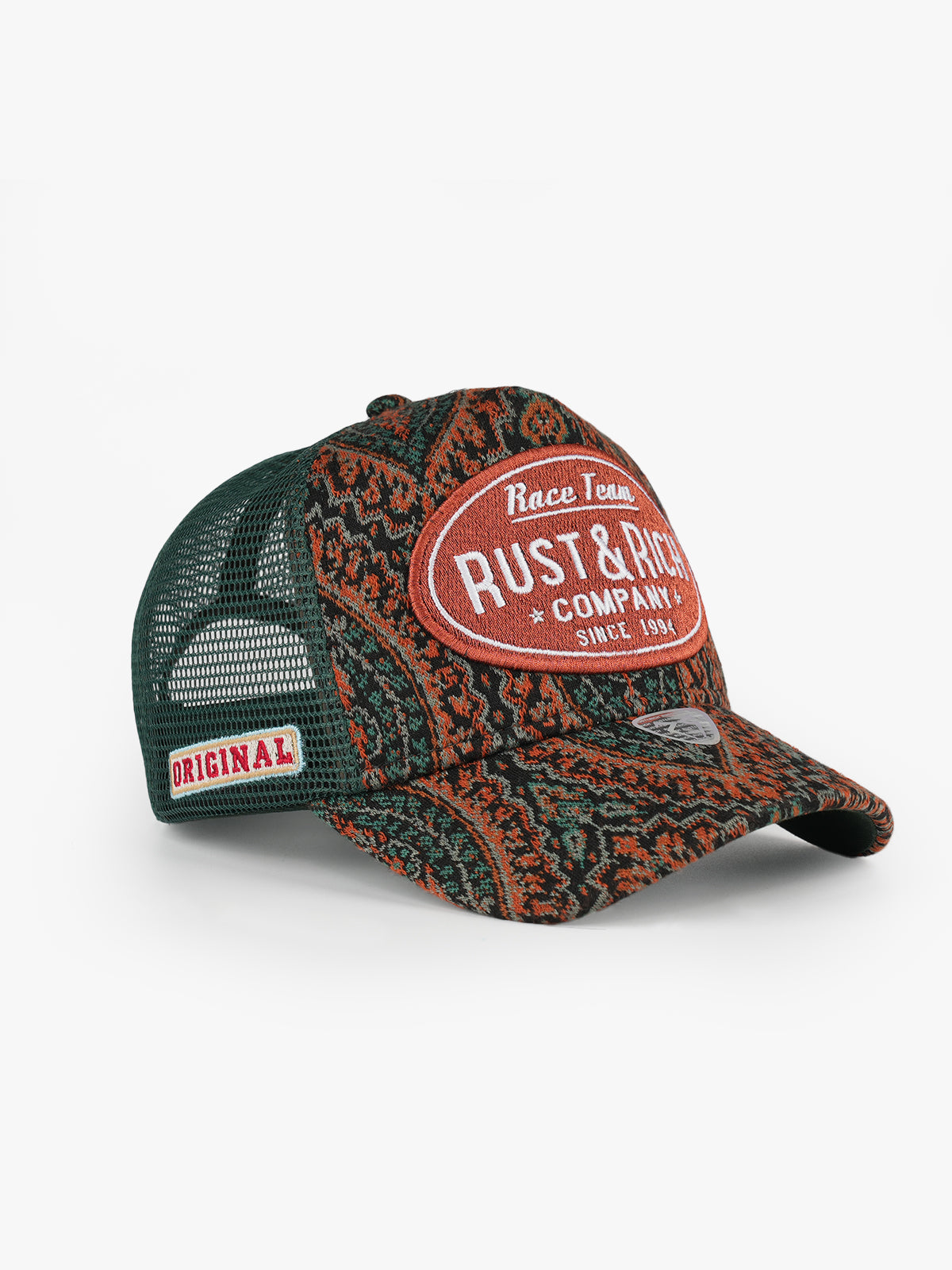 Trucker Hat - Limited Collection - Vintage Race - Taba/Yeşil