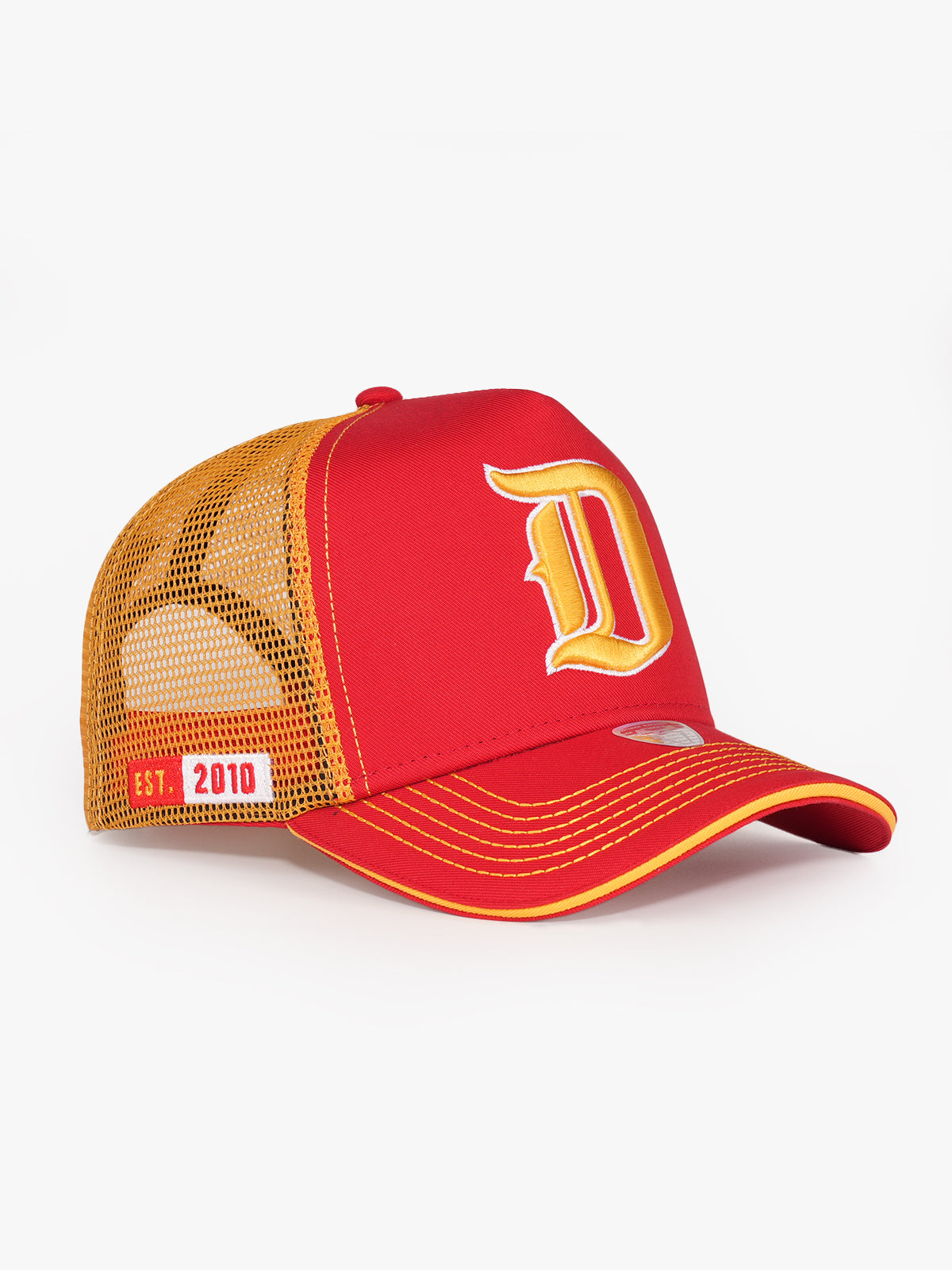 Trucker Hat - Name Collection - Custom Made - Sarı/Kırmızı