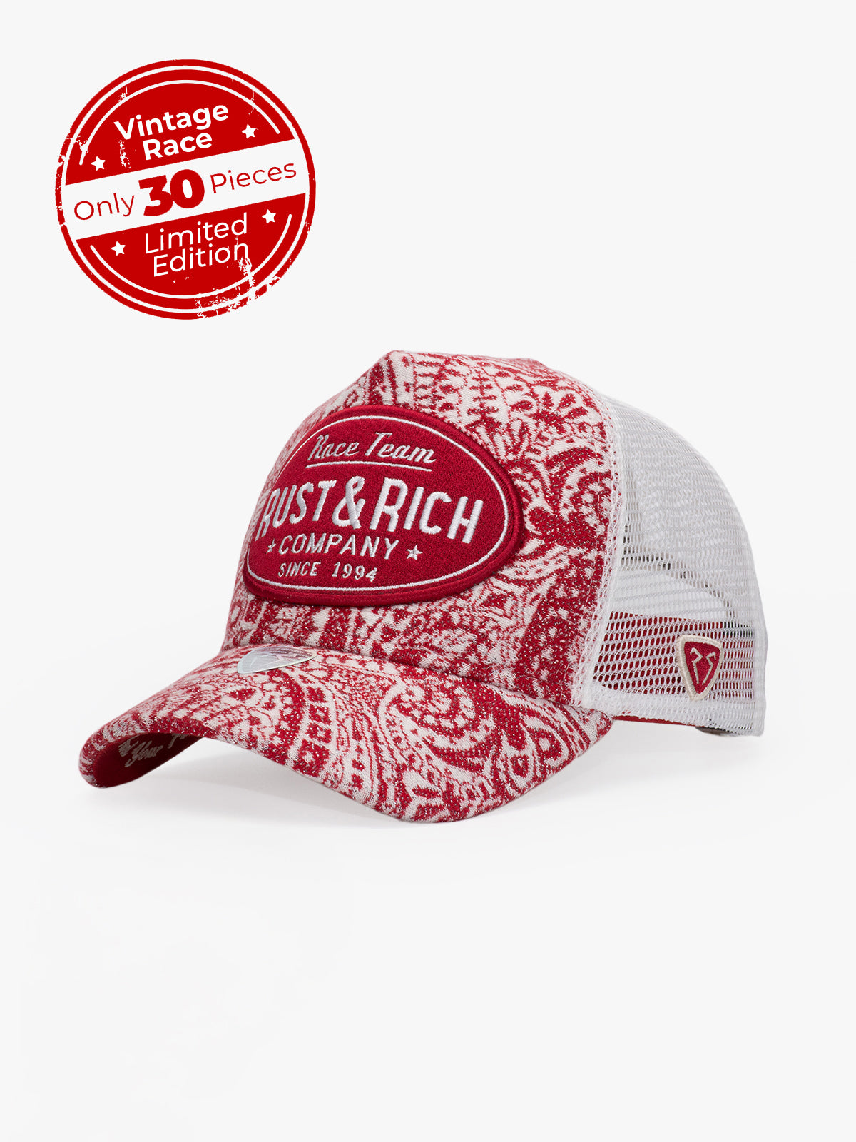 Trucker Hat - Premium Collection - Vintage Race - Bordo