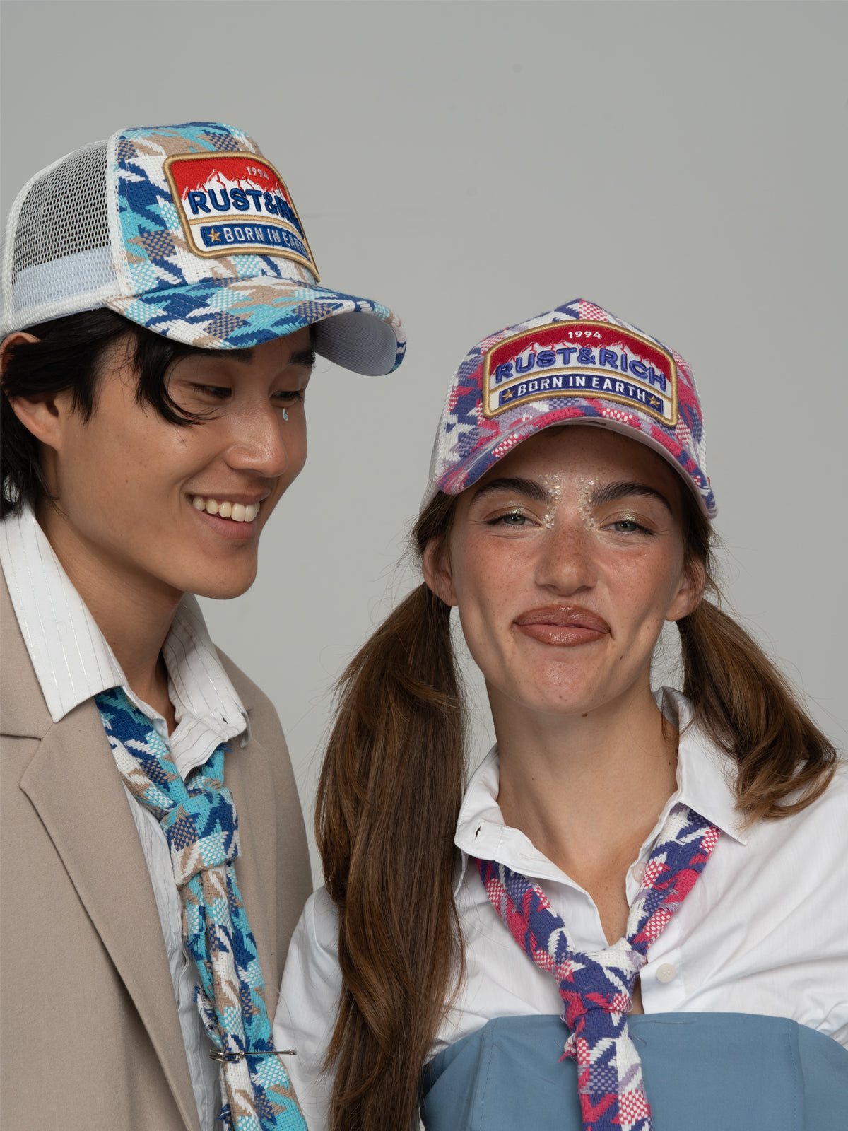 Trucker Hat - Urban Collection - Born In Earth - Mavi