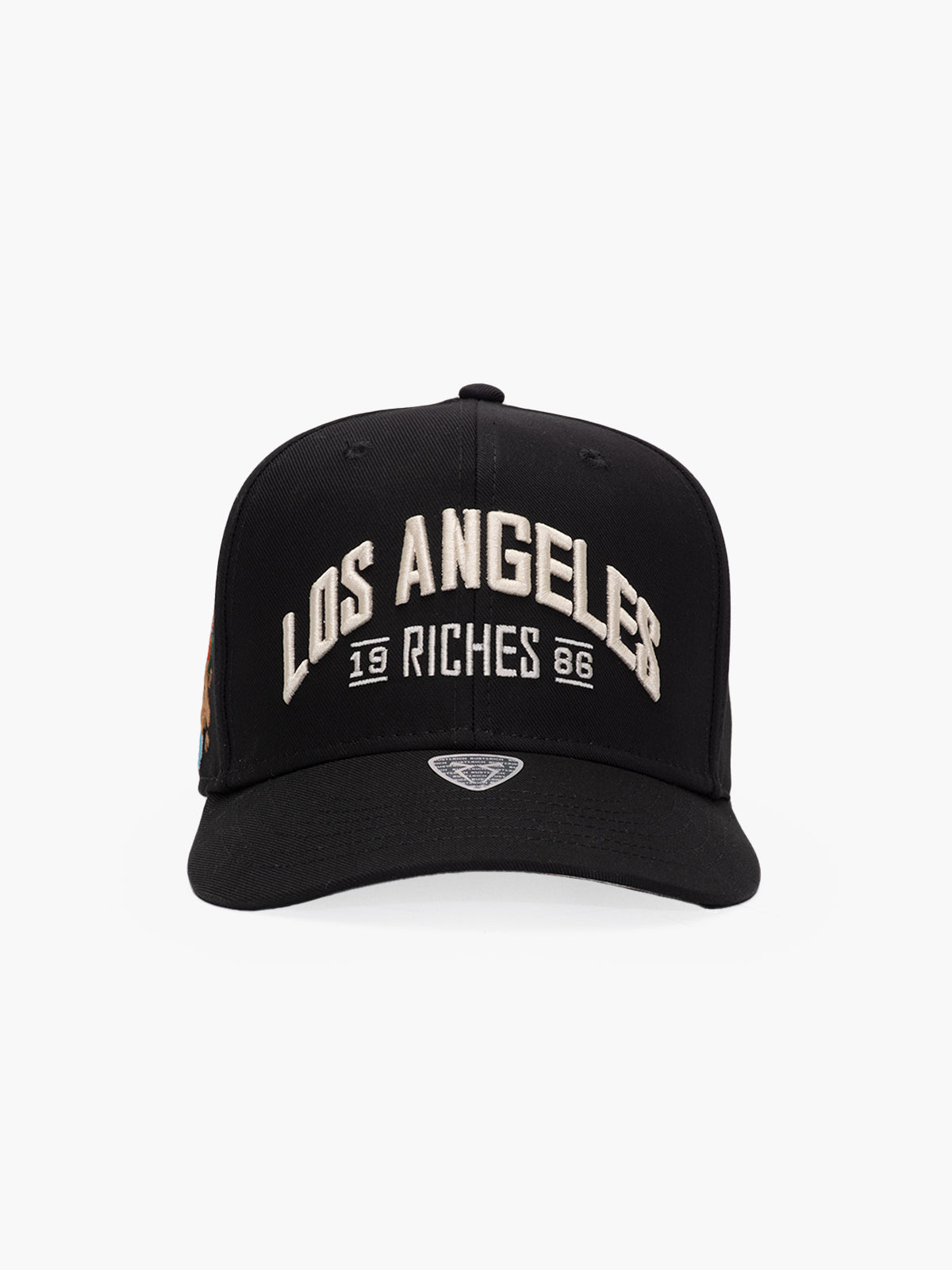 Baseball Cap - Curved Visor - City's Collection - Los Angeles - Siyah