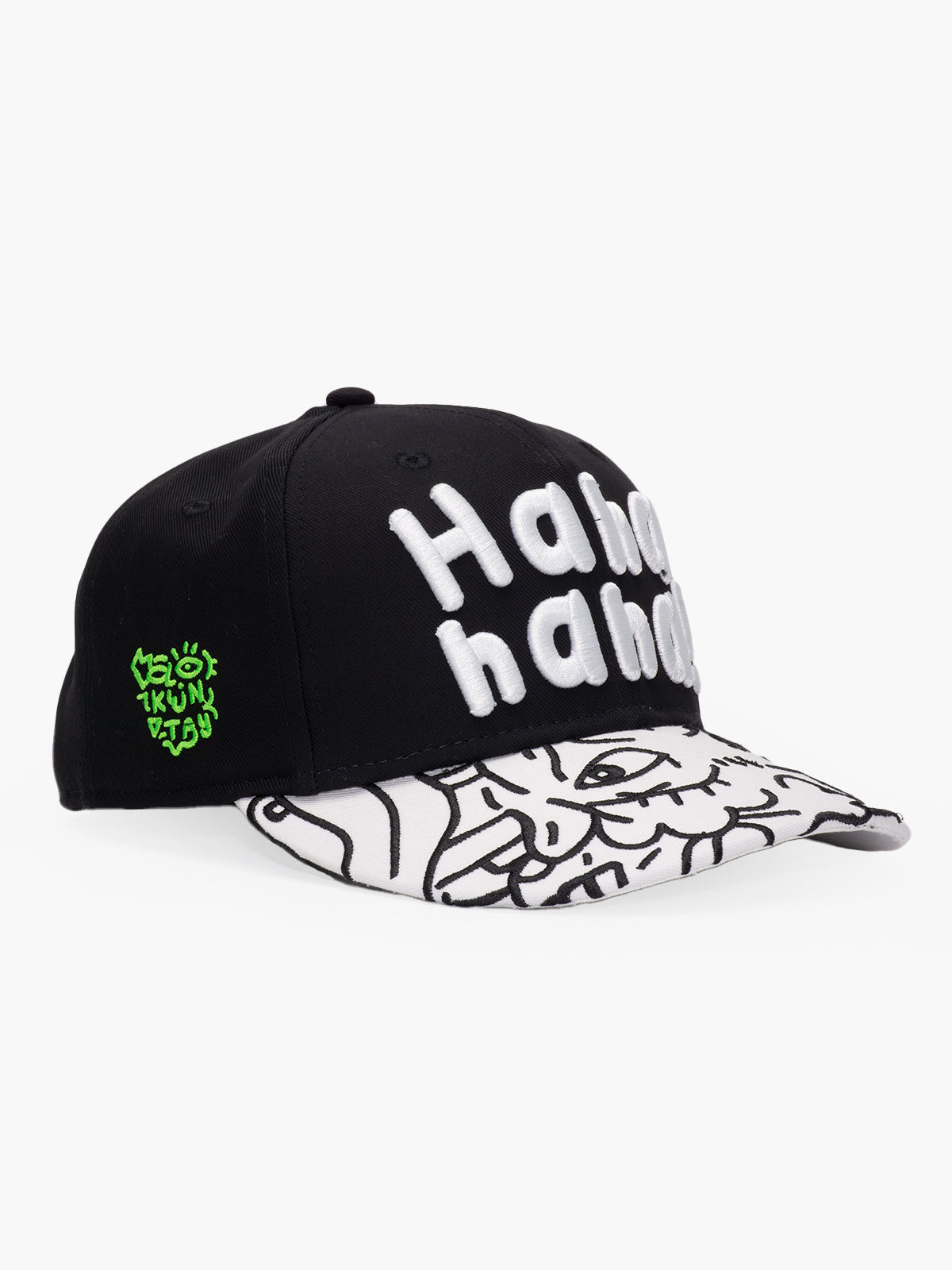 Baseball Cap - Curved Visor - Art Collection - Doodle - Siyah