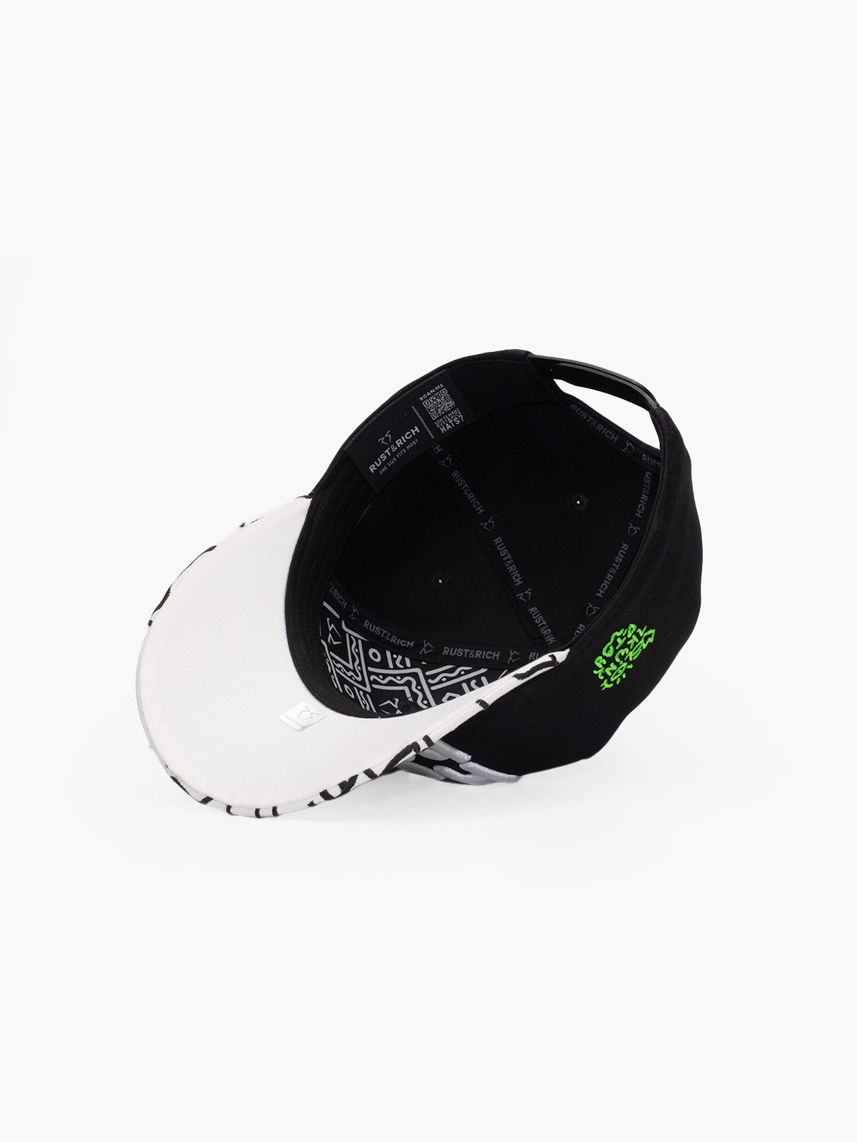 Baseball Cap - Curved Visor - Art Collection - Doodle - Siyah