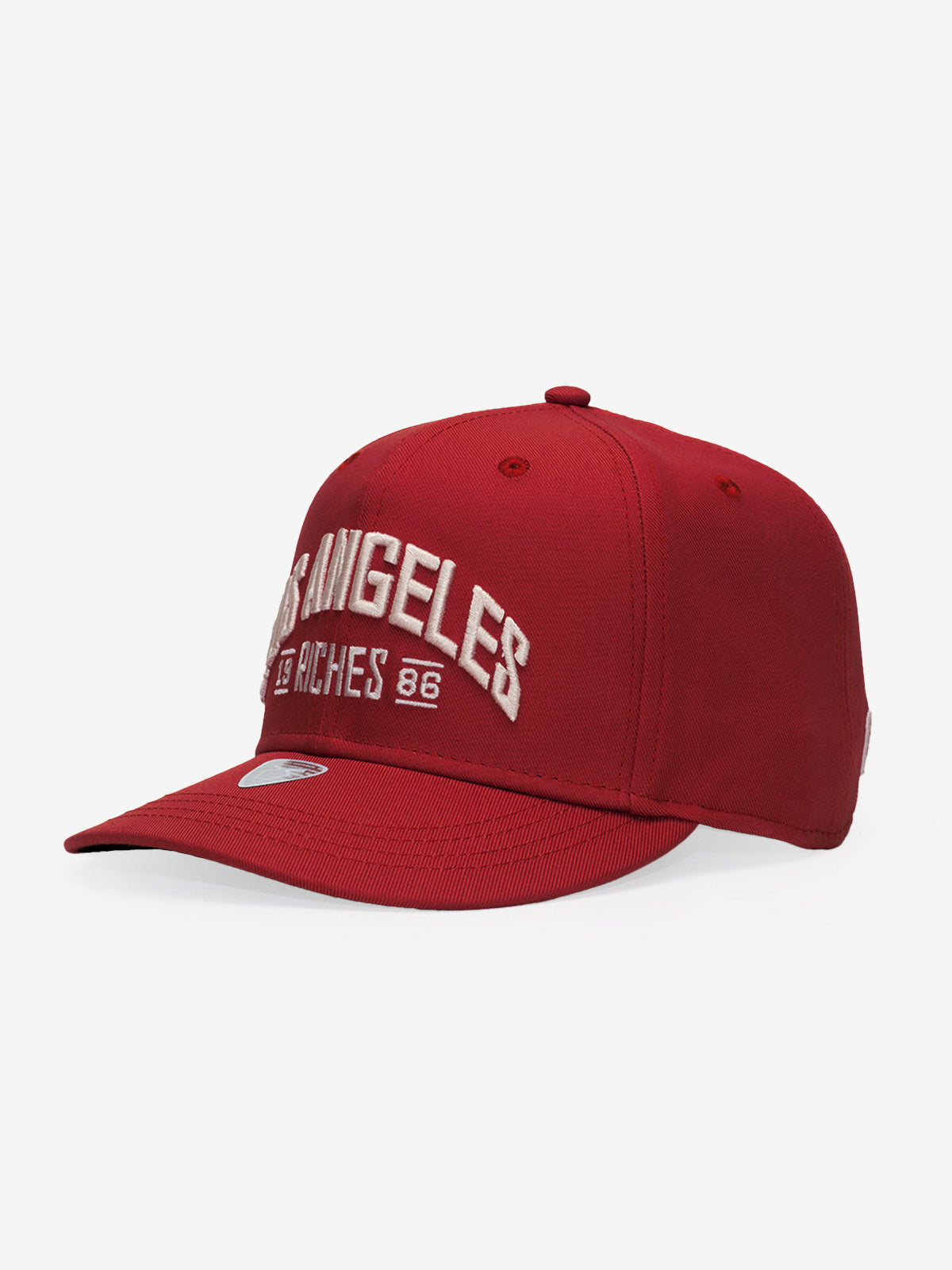 Baseball Cap - Curved Visor - City's Collection - Los Angeles - Kırmızı