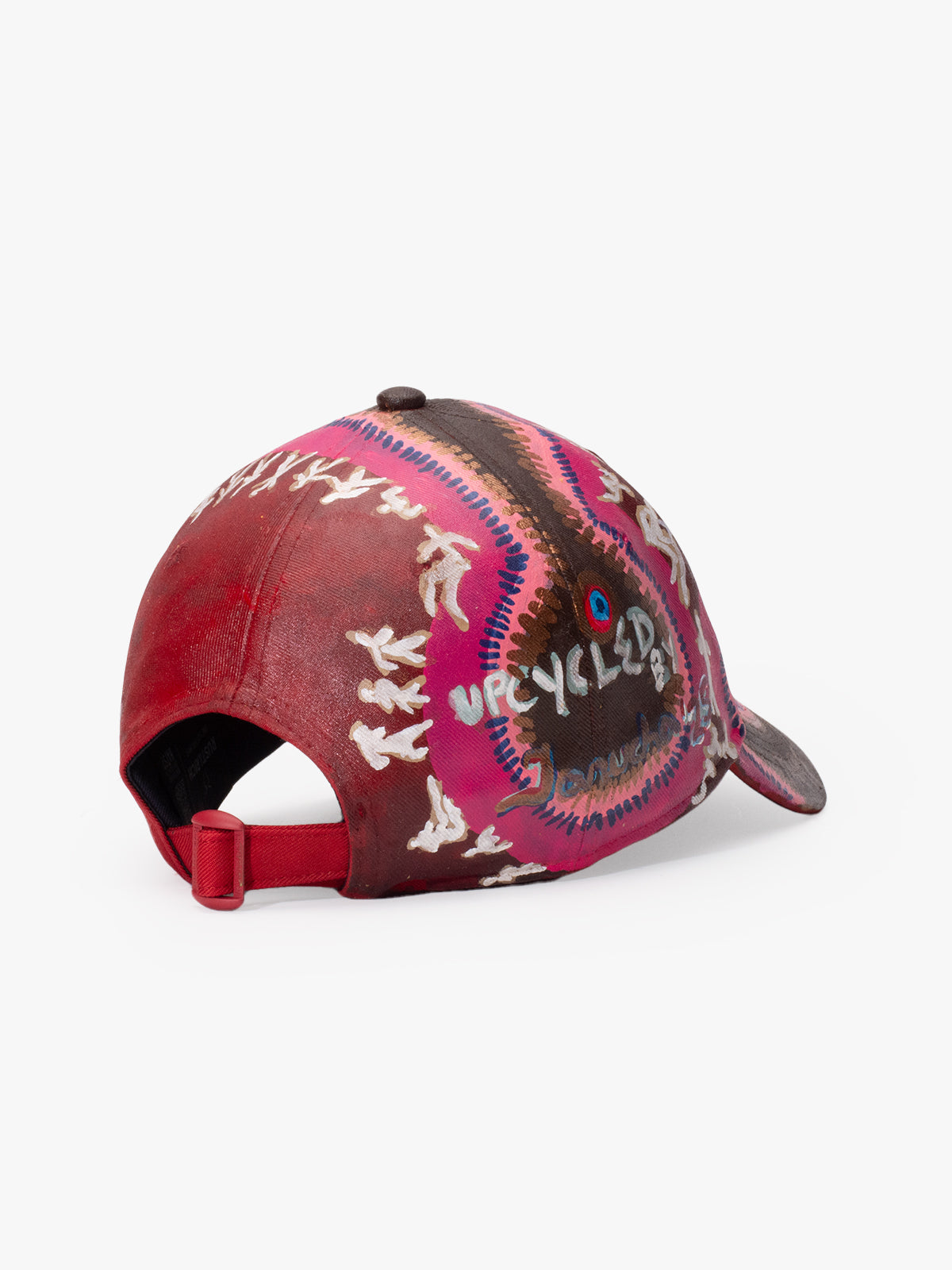 Baseball Cap - Art Collection - Upcycling - Bordo