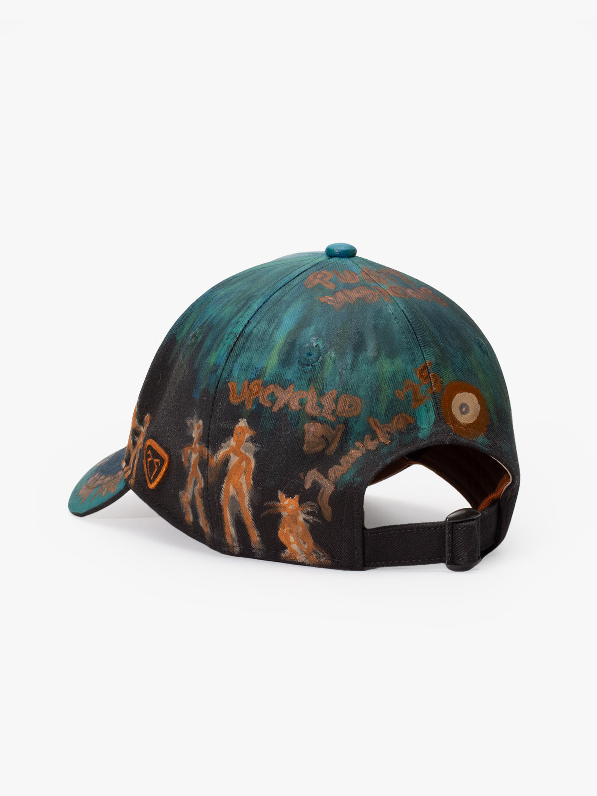 Baseball Cap - Art Collection - Upcycling - Petrol