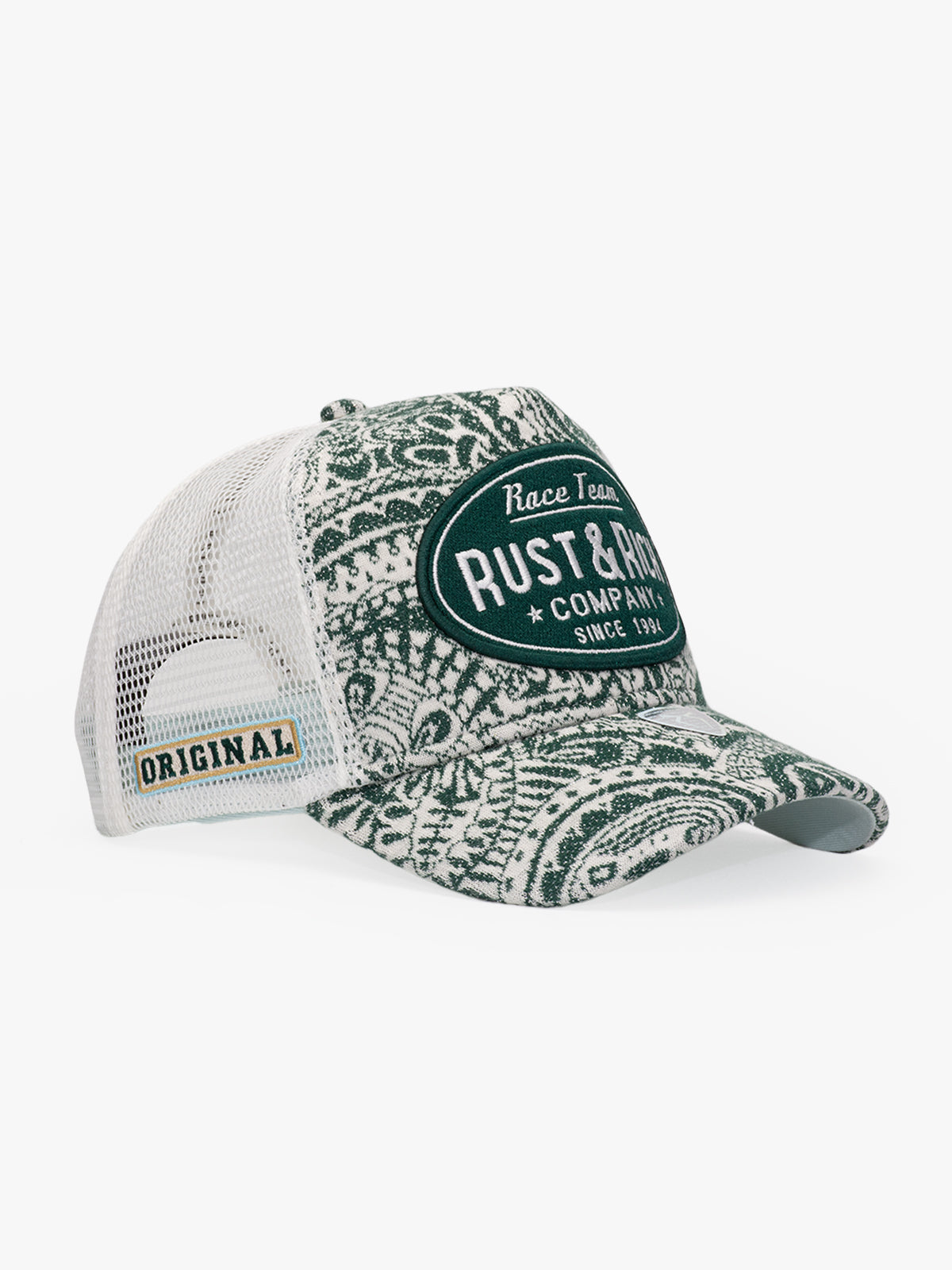 Trucker Hat - Premium Collection - Vintage Race - Yeşil