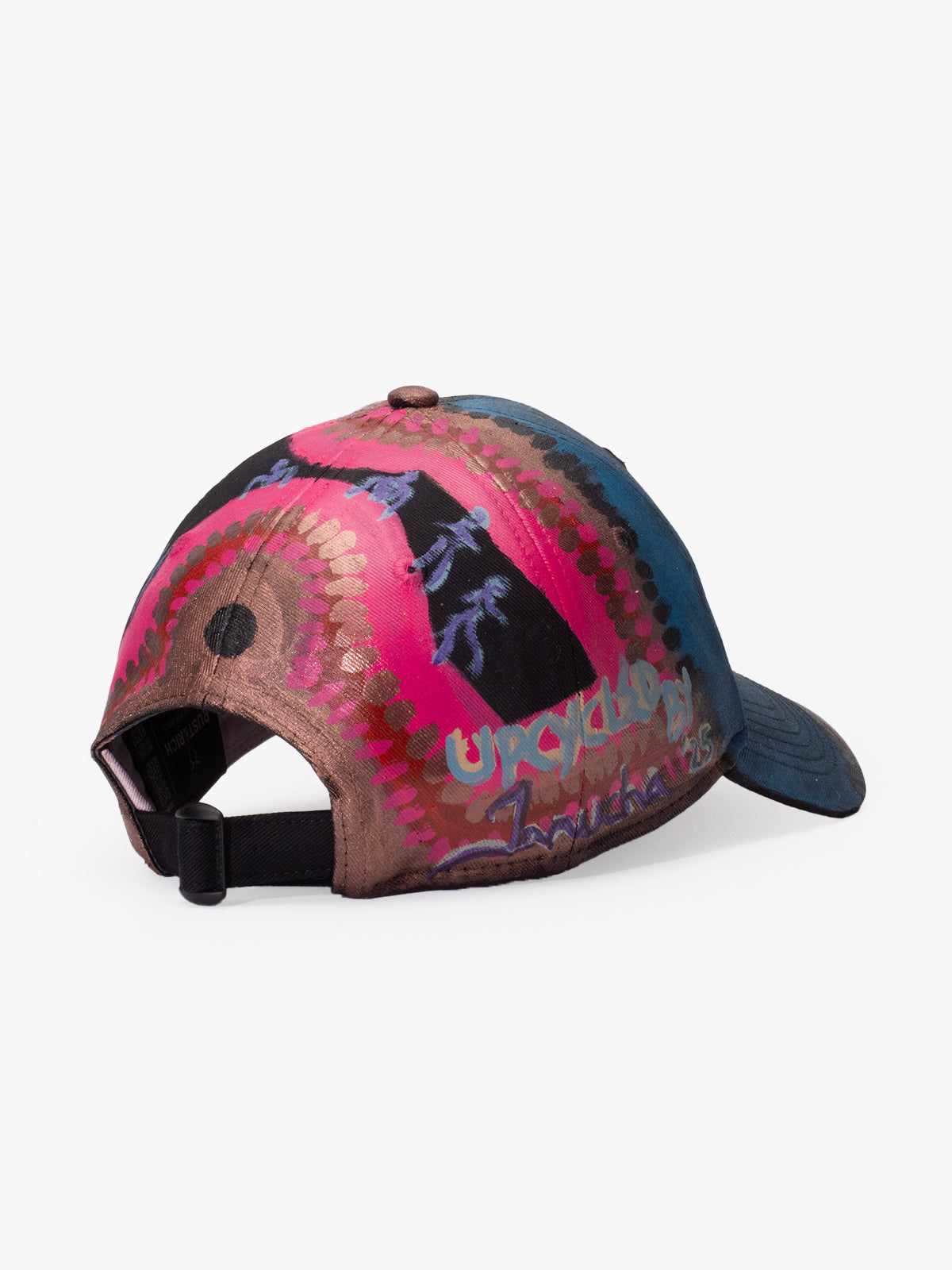 Baseball Cap - Art Collection - Upcycling - Bordo