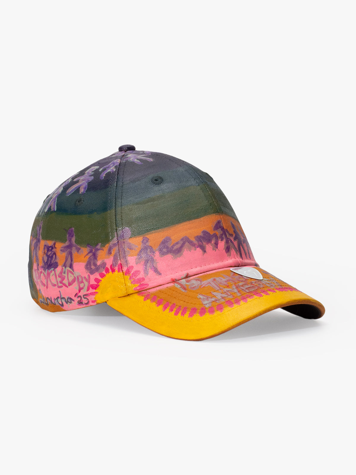 Baseball Cap - Art Collection - Upcycling - Sarı