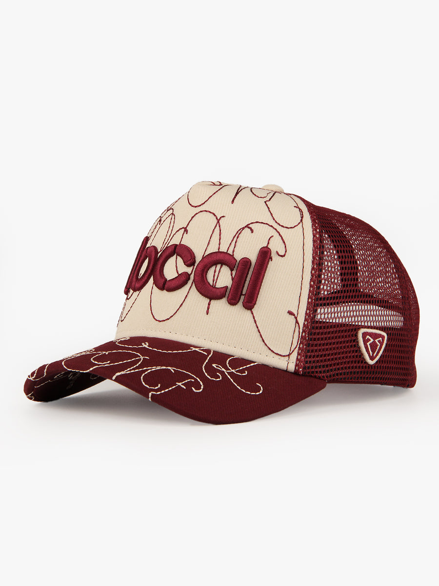 Trucker Hat - Urban Collection - Local - Bej/Bordo