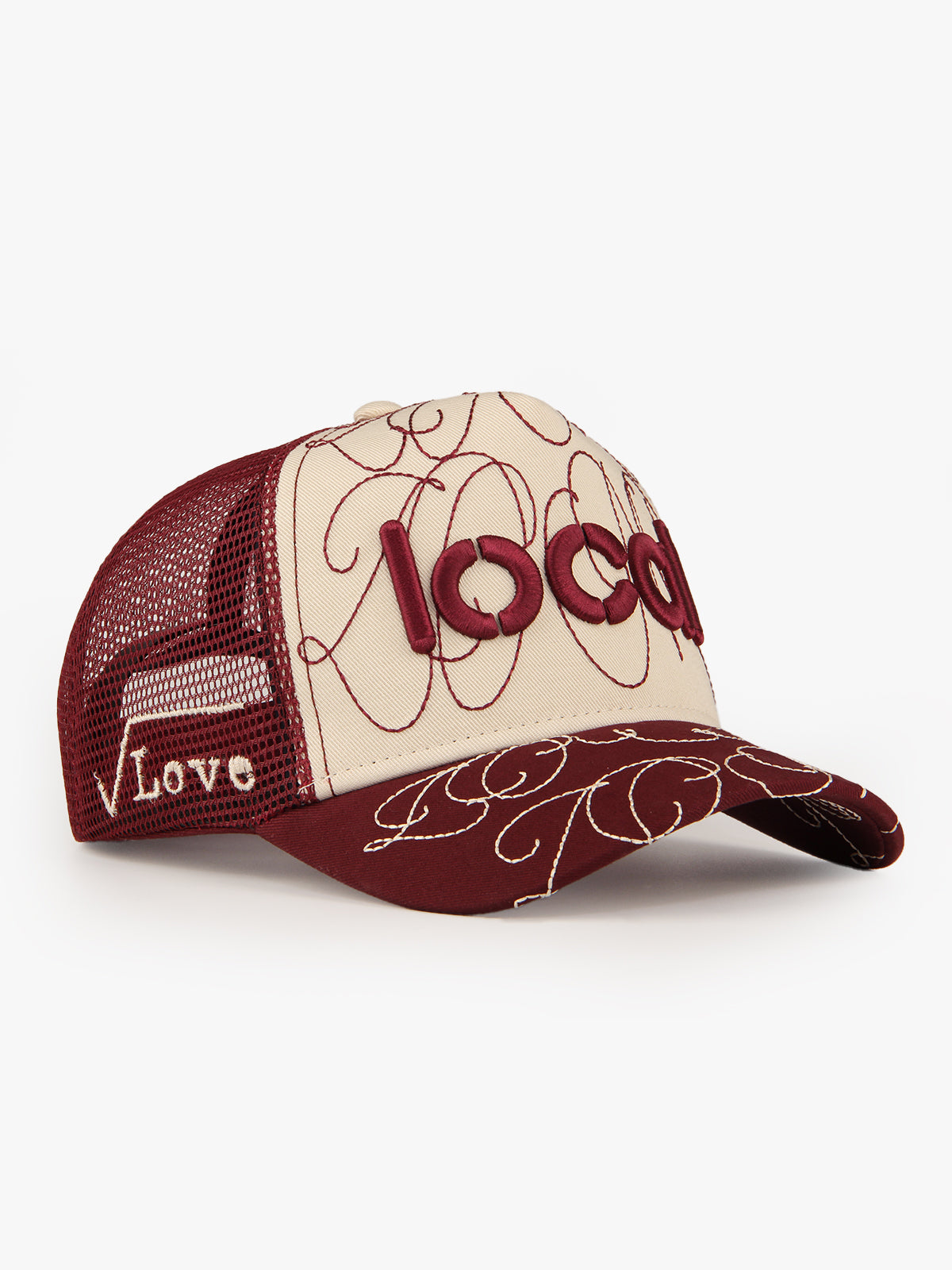 Trucker Hat - Urban Collection - Local - Bej/Bordo