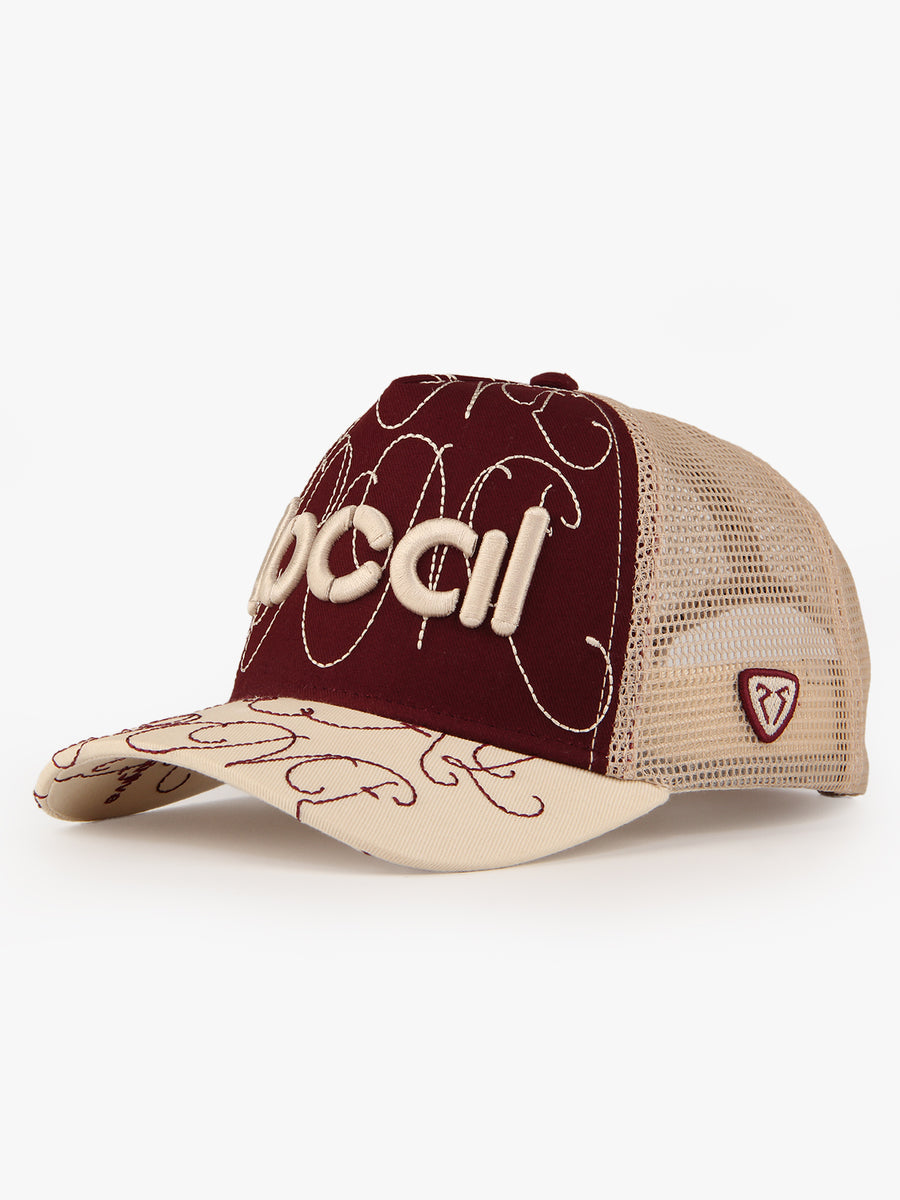 Trucker Hat - Urban Collection - Local - Bordo/Bej