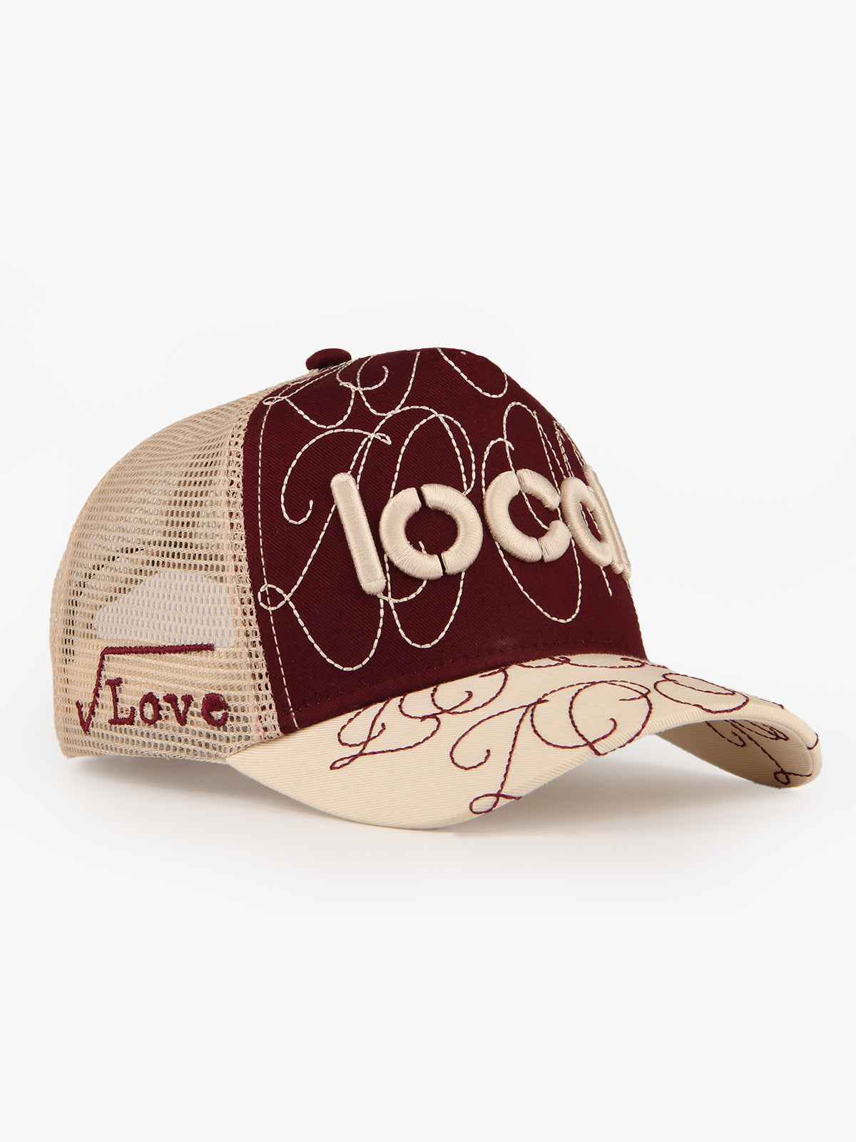 Trucker Hat - Urban Collection - Local - Bordo/Bej